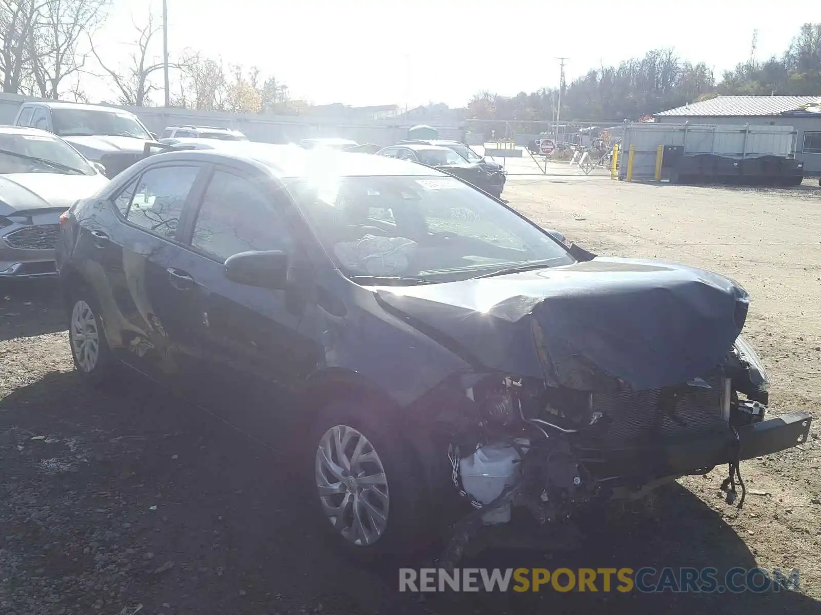 1 Photograph of a damaged car 2T1BURHE8KC236826 TOYOTA COROLLA 2019