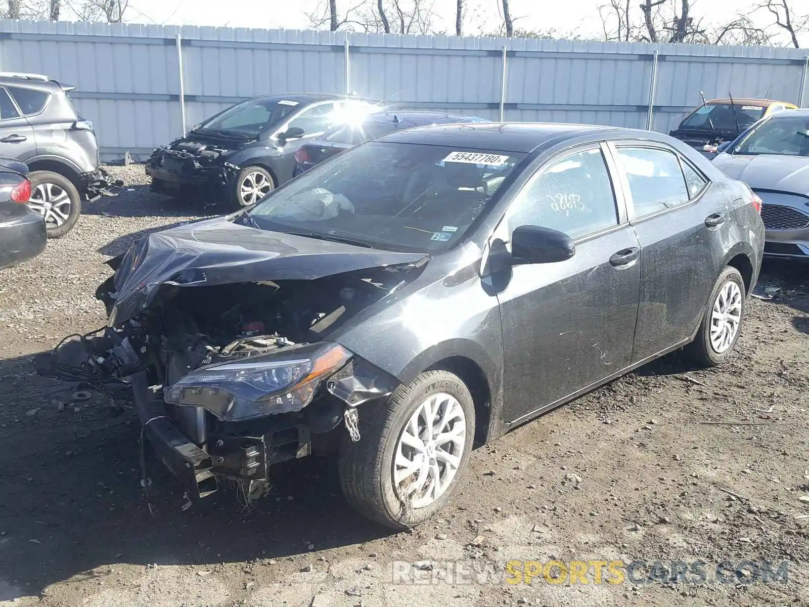 2 Photograph of a damaged car 2T1BURHE8KC236826 TOYOTA COROLLA 2019