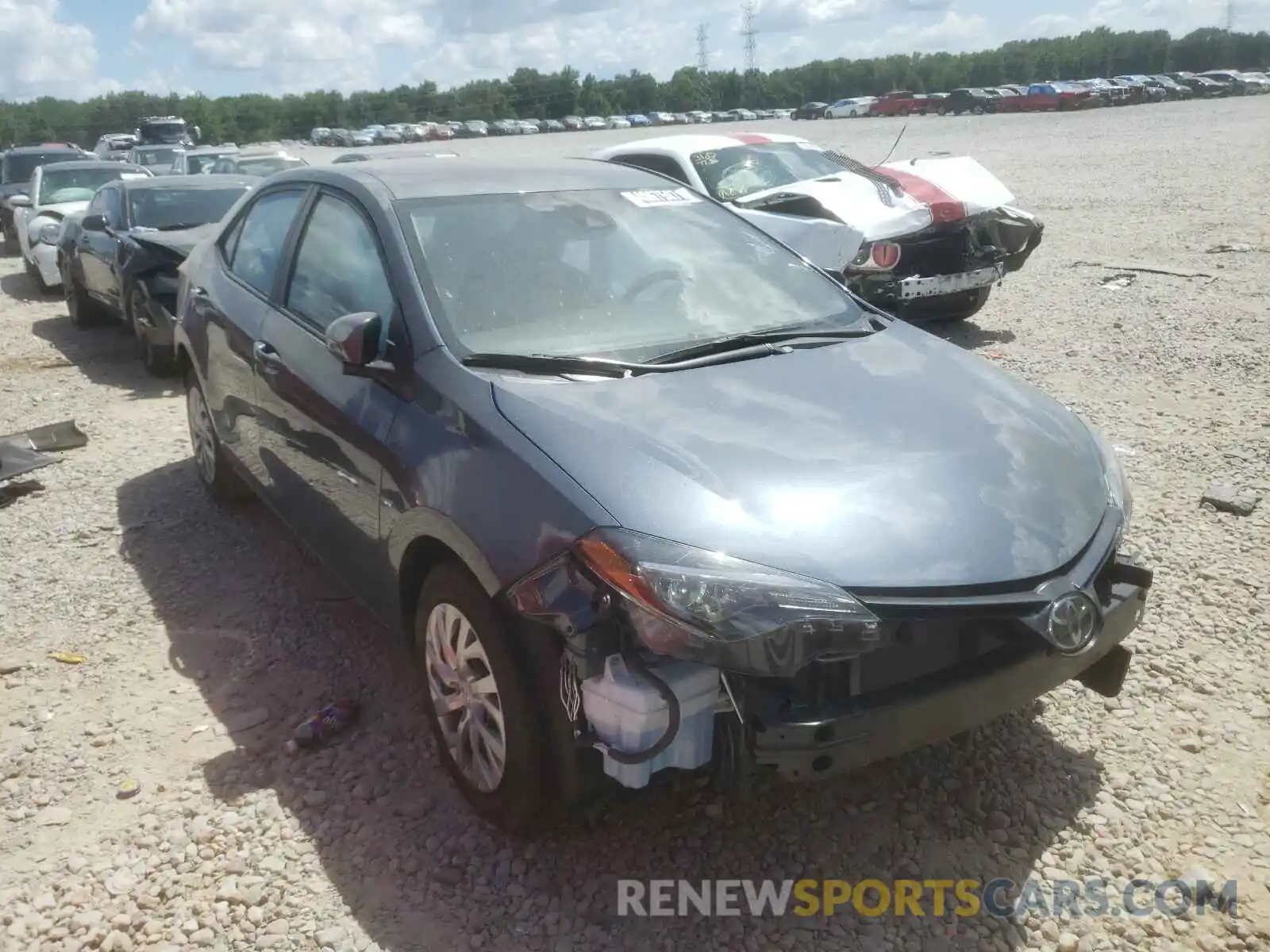 1 Photograph of a damaged car 2T1BURHE8KC236910 TOYOTA COROLLA 2019