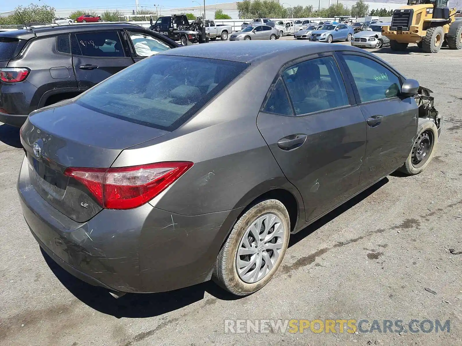 4 Photograph of a damaged car 2T1BURHE8KC237359 TOYOTA COROLLA 2019