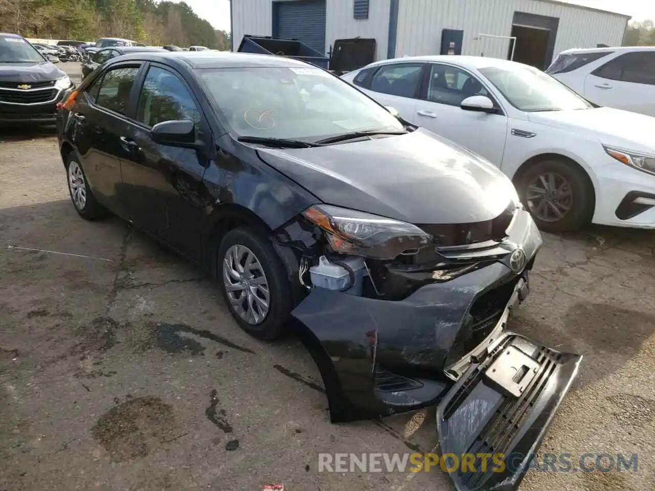 1 Photograph of a damaged car 2T1BURHE8KC237474 TOYOTA COROLLA 2019