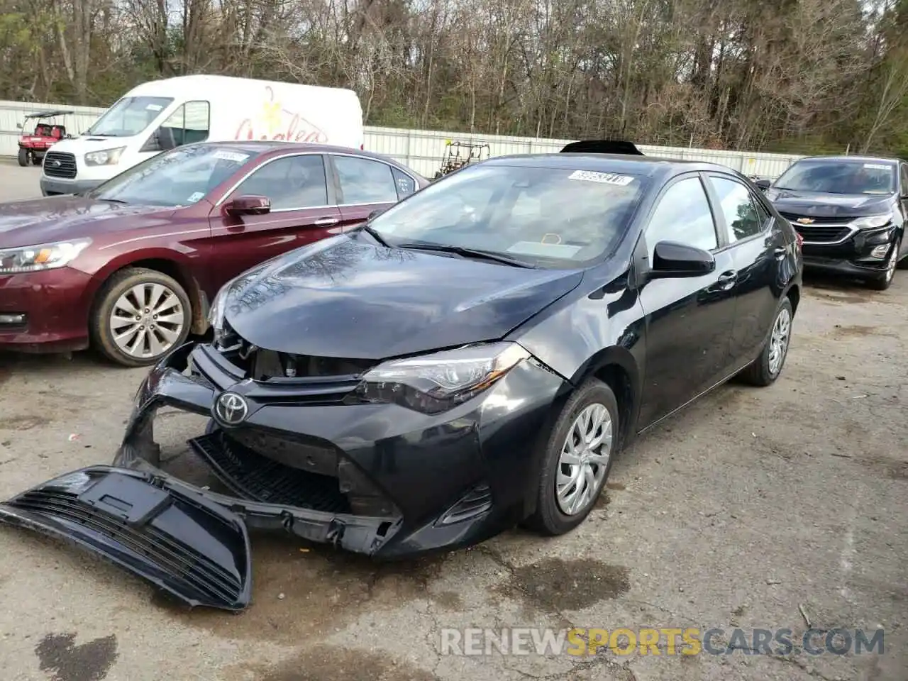 2 Photograph of a damaged car 2T1BURHE8KC237474 TOYOTA COROLLA 2019