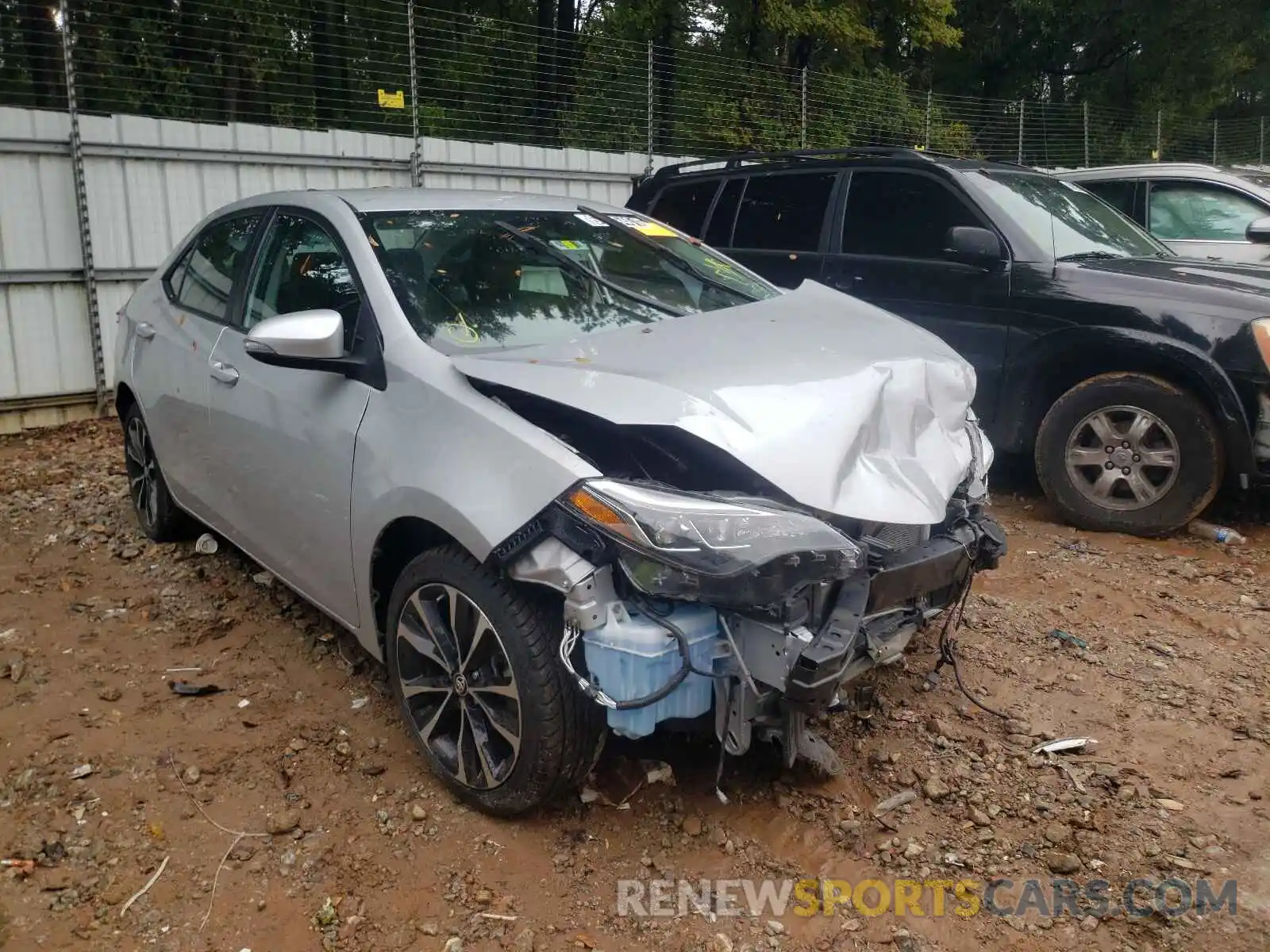 1 Photograph of a damaged car 2T1BURHE8KC237720 TOYOTA COROLLA 2019