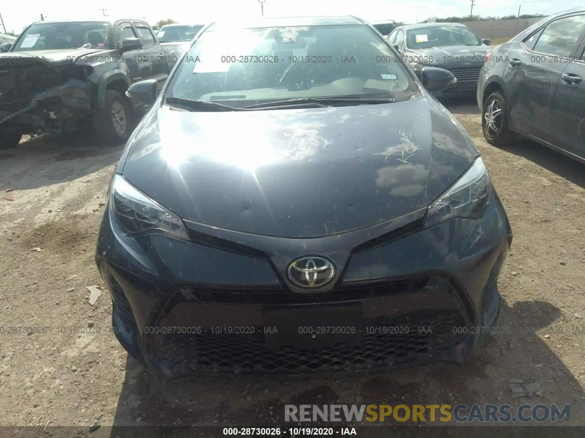 6 Photograph of a damaged car 2T1BURHE8KC237782 TOYOTA COROLLA 2019