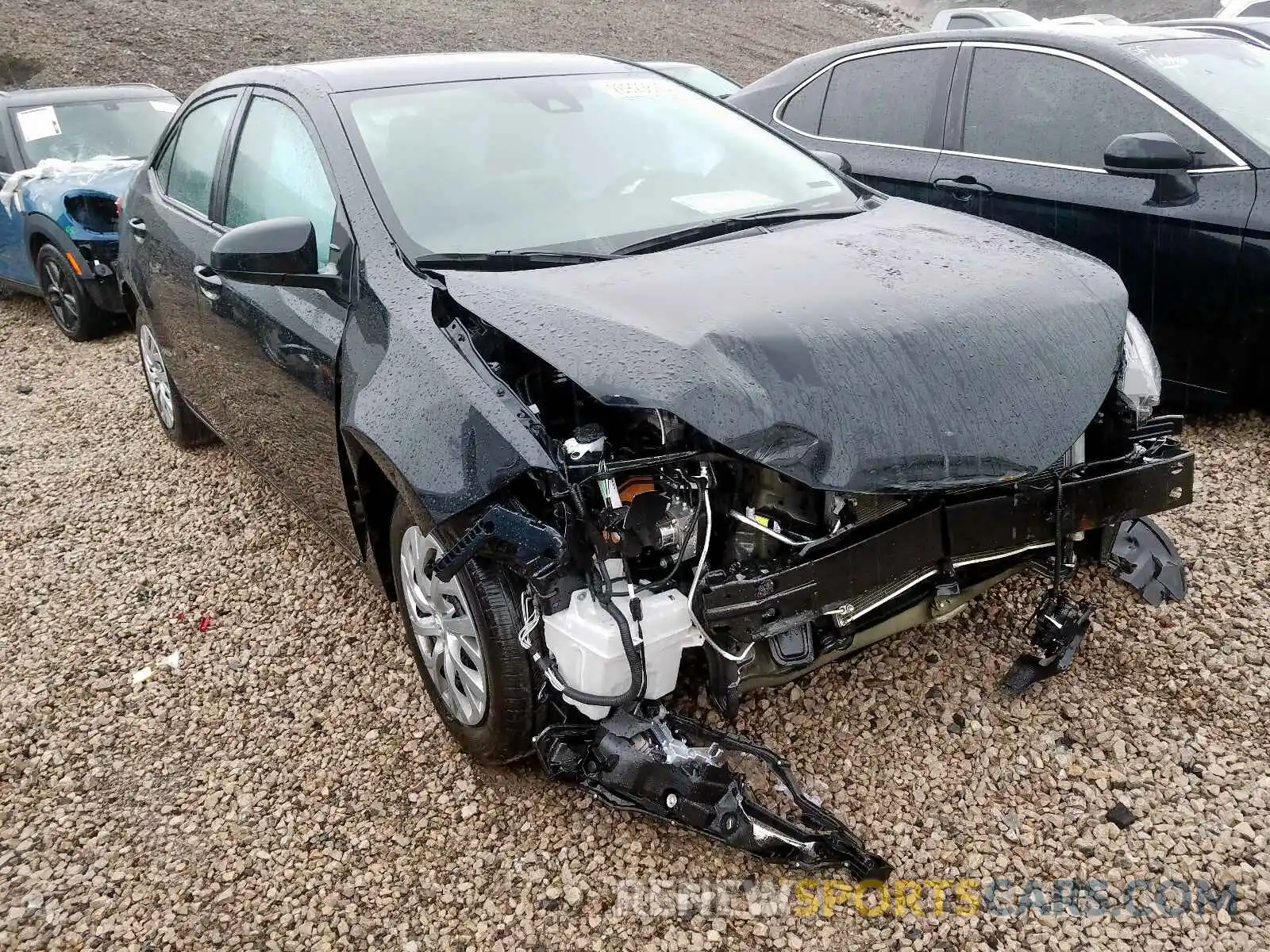 1 Photograph of a damaged car 2T1BURHE8KC237958 TOYOTA COROLLA 2019