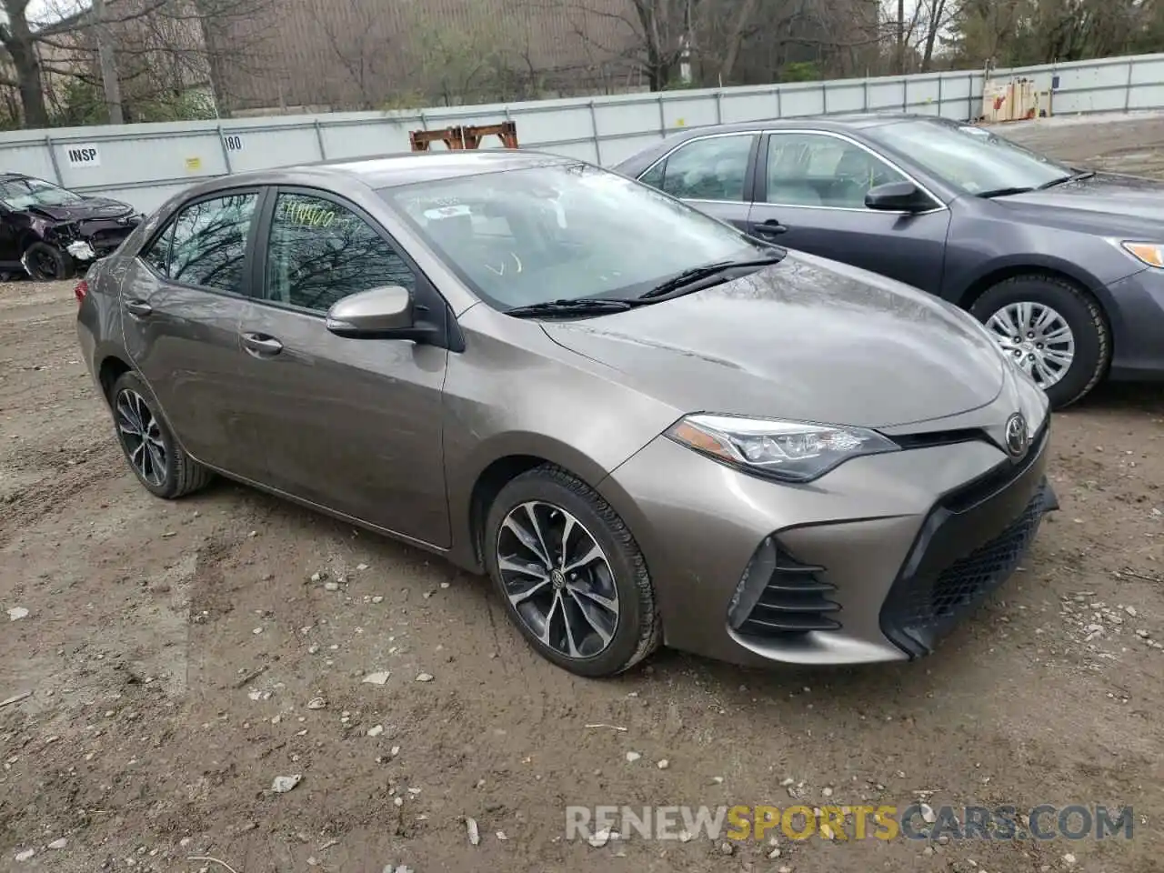 1 Photograph of a damaged car 2T1BURHE8KC238141 TOYOTA COROLLA 2019