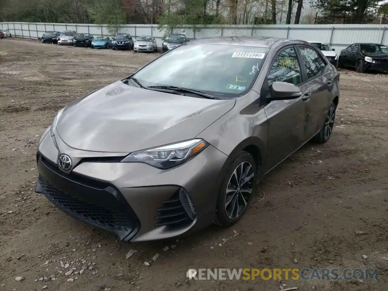 9 Photograph of a damaged car 2T1BURHE8KC238141 TOYOTA COROLLA 2019