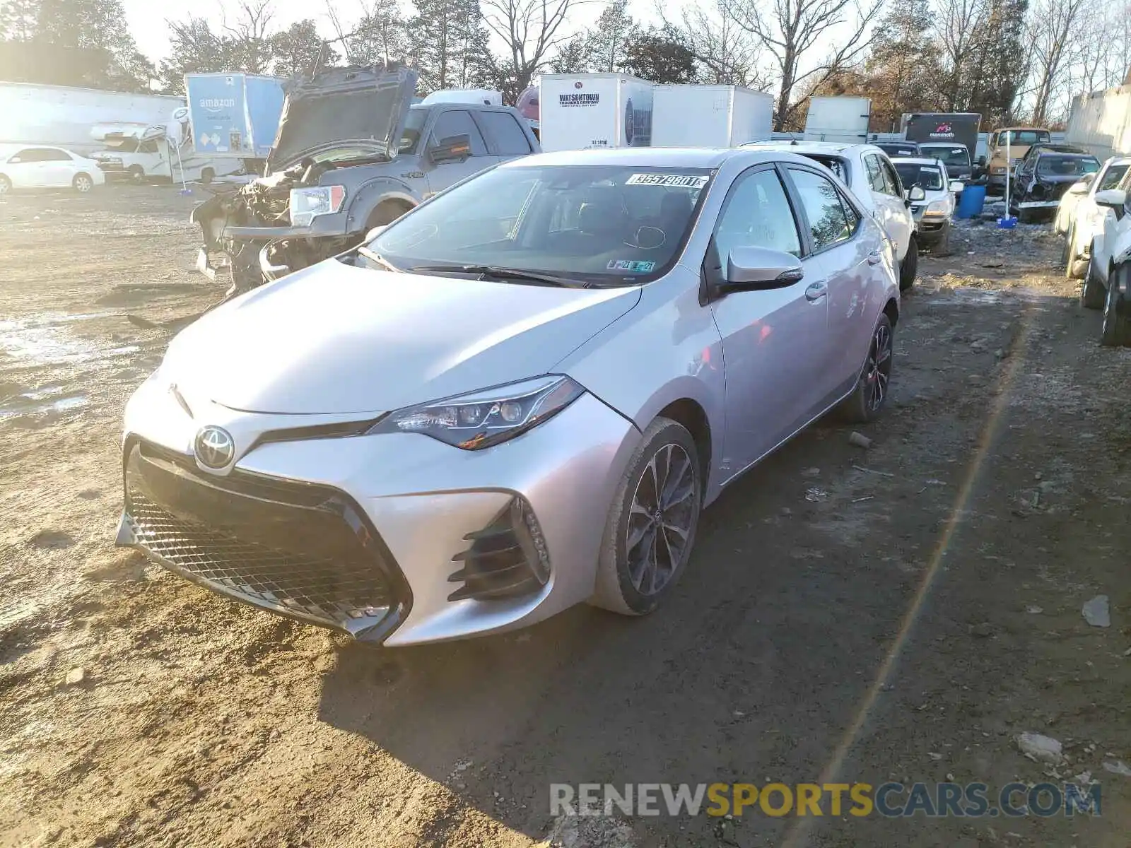 2 Photograph of a damaged car 2T1BURHE8KC238379 TOYOTA COROLLA 2019