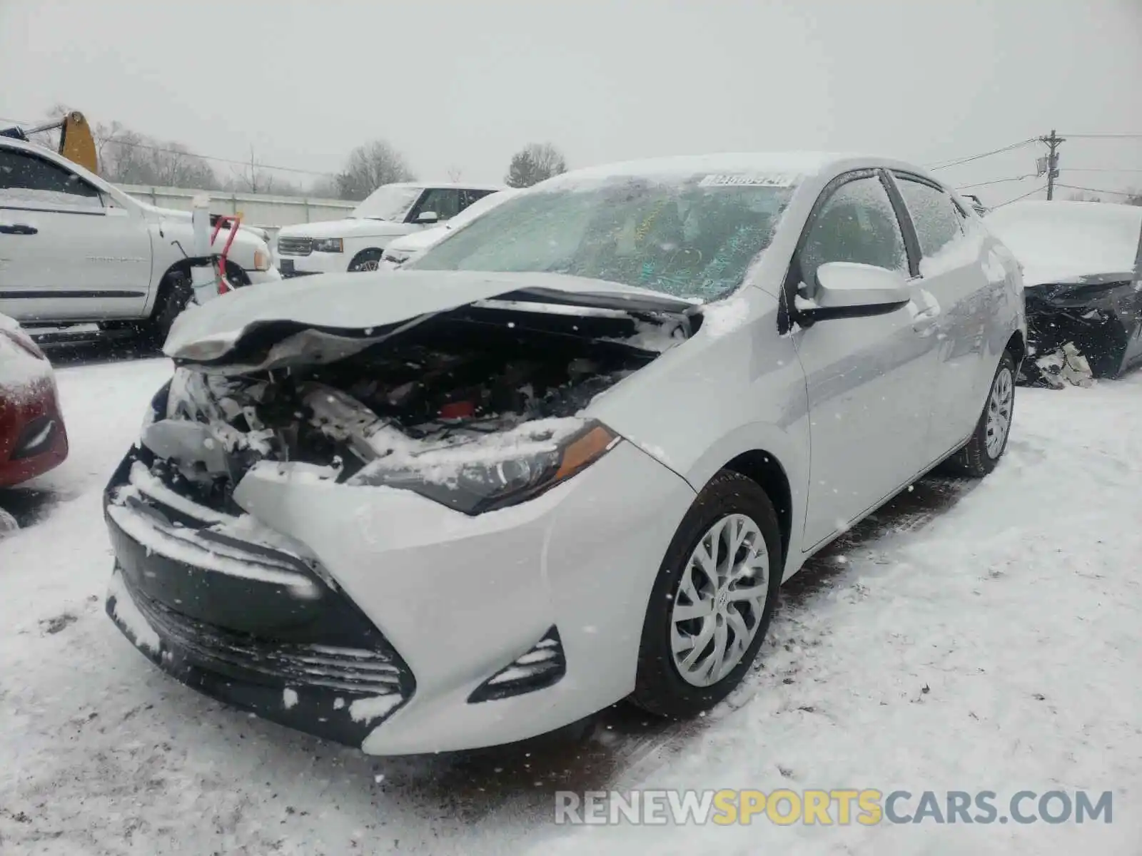 2 Photograph of a damaged car 2T1BURHE8KC238639 TOYOTA COROLLA 2019