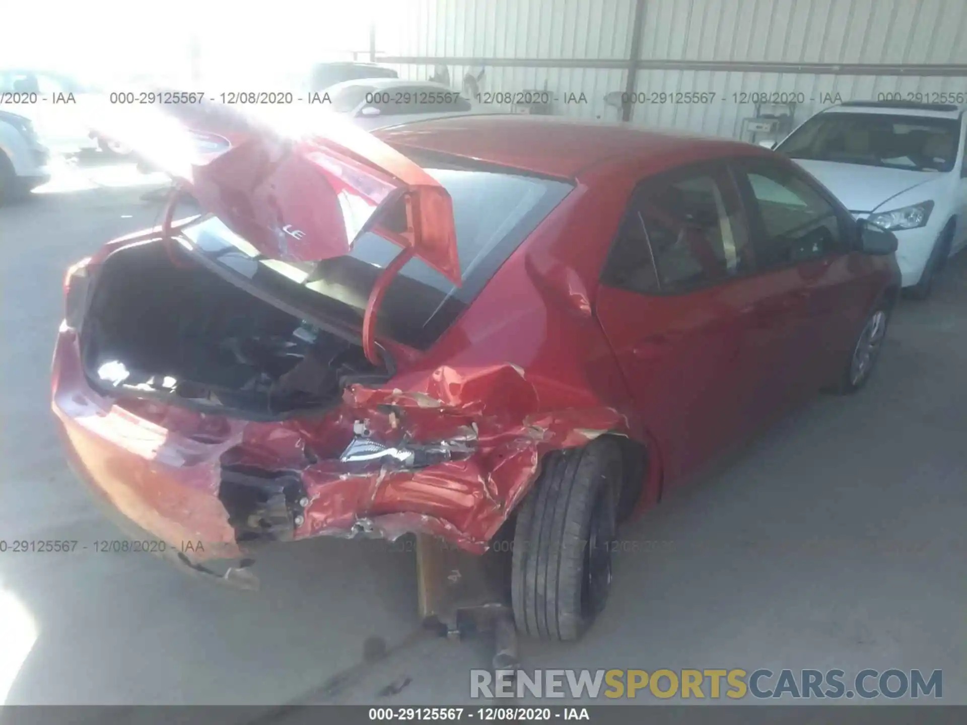 4 Photograph of a damaged car 2T1BURHE8KC238673 TOYOTA COROLLA 2019