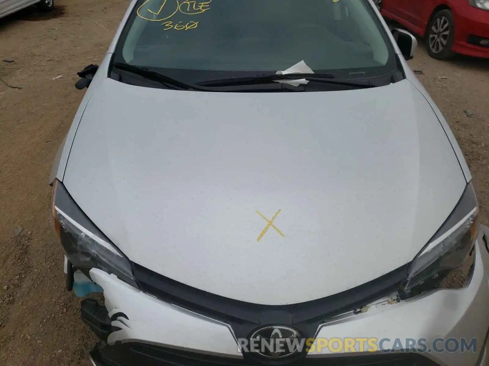 7 Photograph of a damaged car 2T1BURHE8KC239371 TOYOTA COROLLA 2019