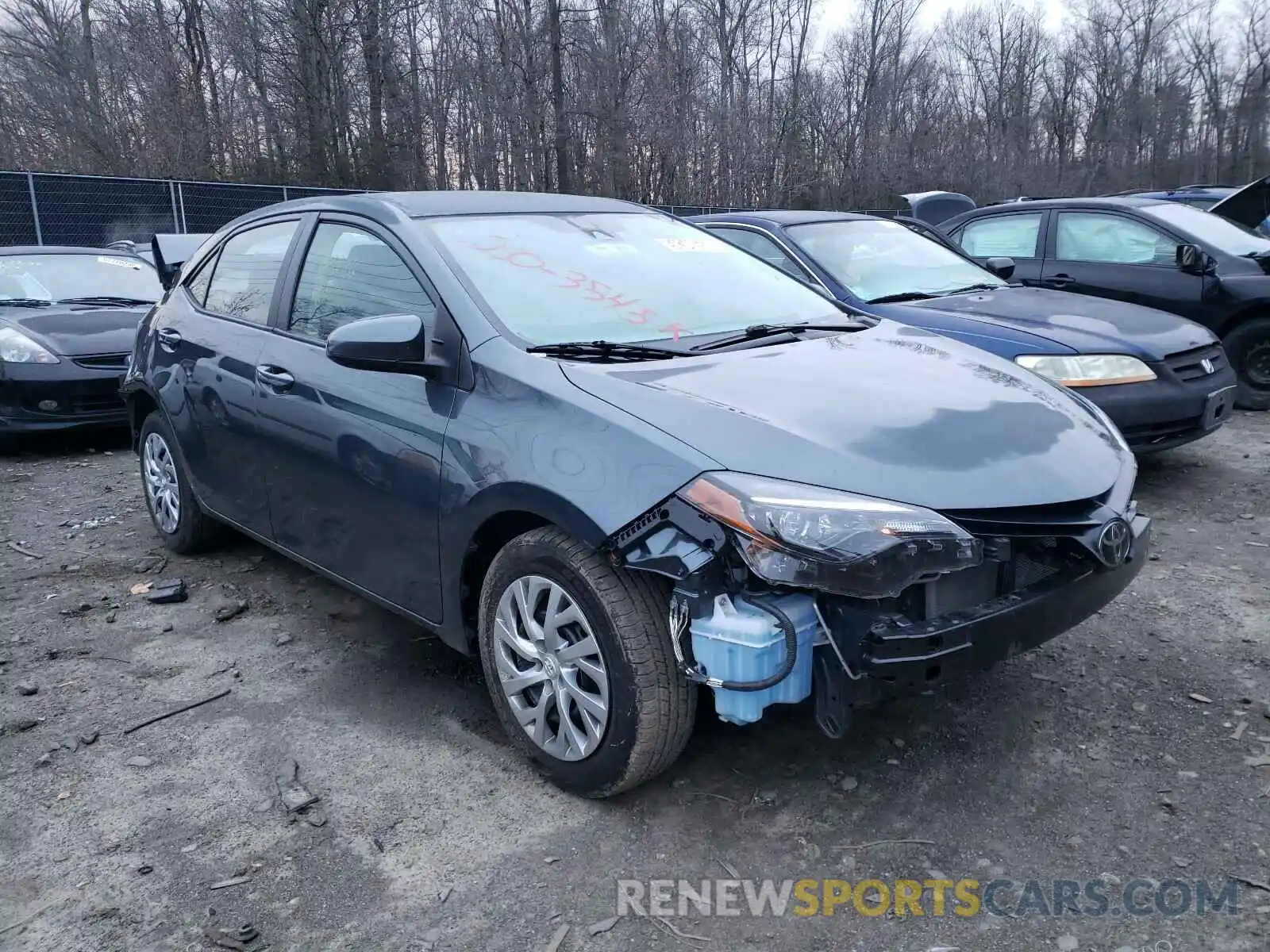 1 Photograph of a damaged car 2T1BURHE8KC239631 TOYOTA COROLLA 2019