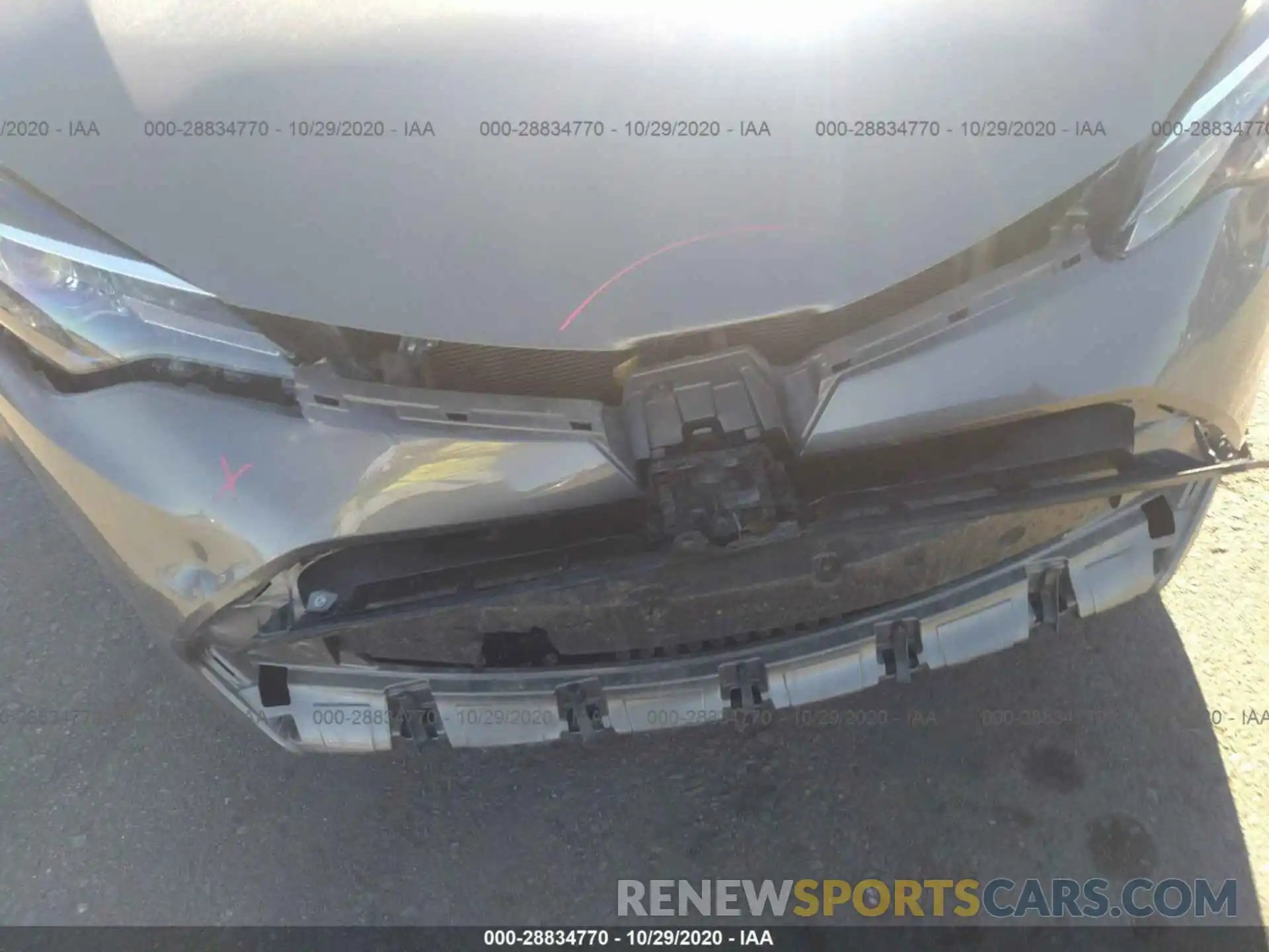 6 Photograph of a damaged car 2T1BURHE8KC239693 TOYOTA COROLLA 2019