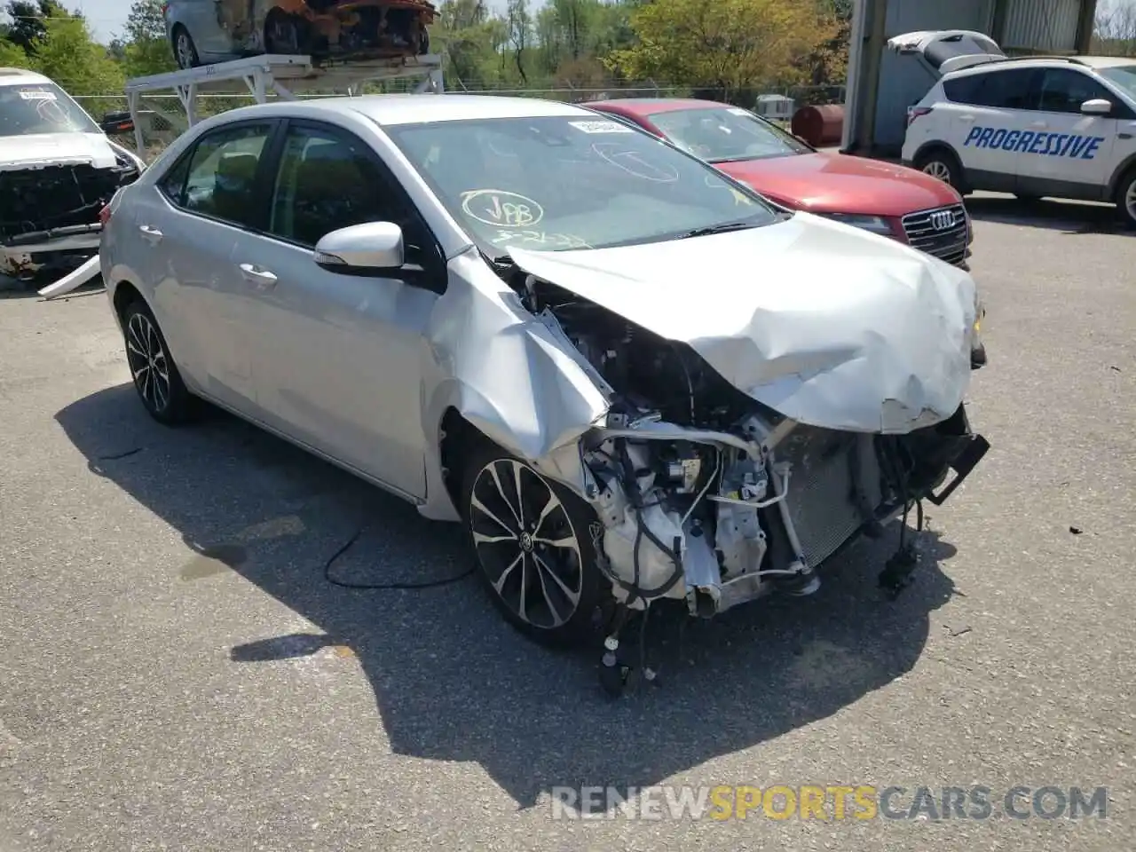 1 Photograph of a damaged car 2T1BURHE8KC239998 TOYOTA COROLLA 2019