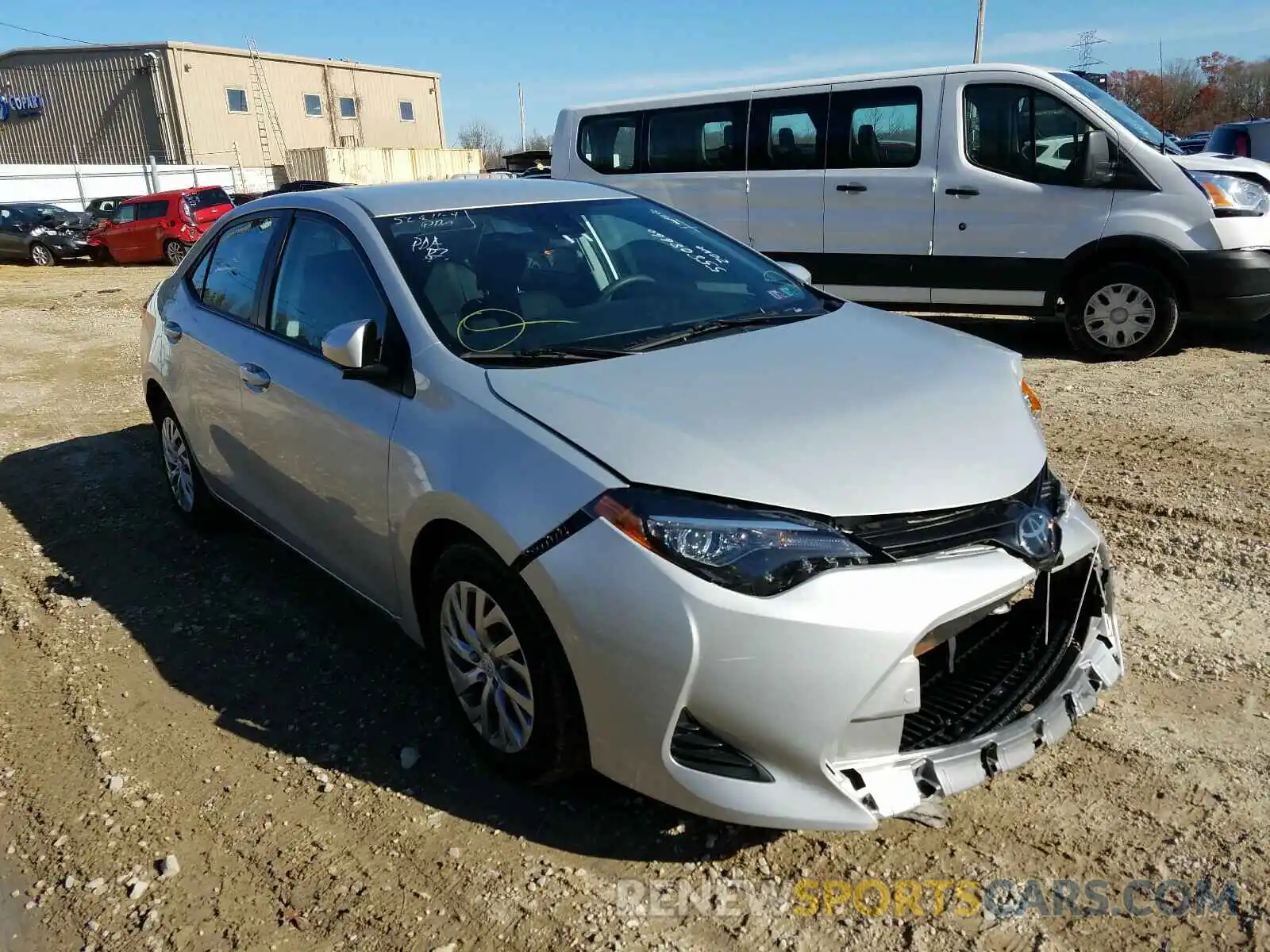 1 Photograph of a damaged car 2T1BURHE8KC240004 TOYOTA COROLLA 2019