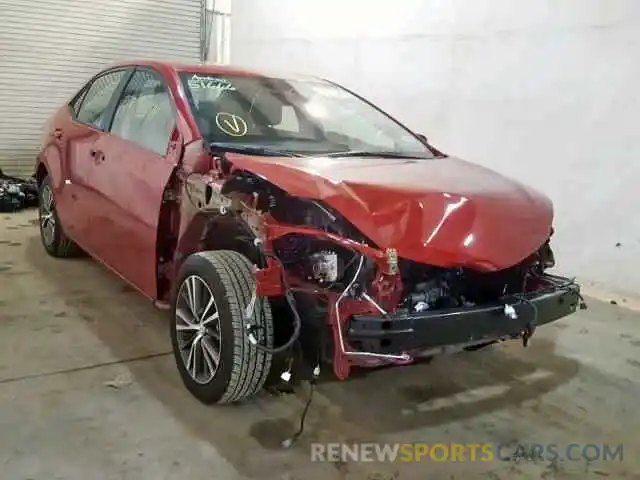 1 Фотография поврежденного автомобиля 2T1BURHE8KC241489 TOYOTA COROLLA 2019
