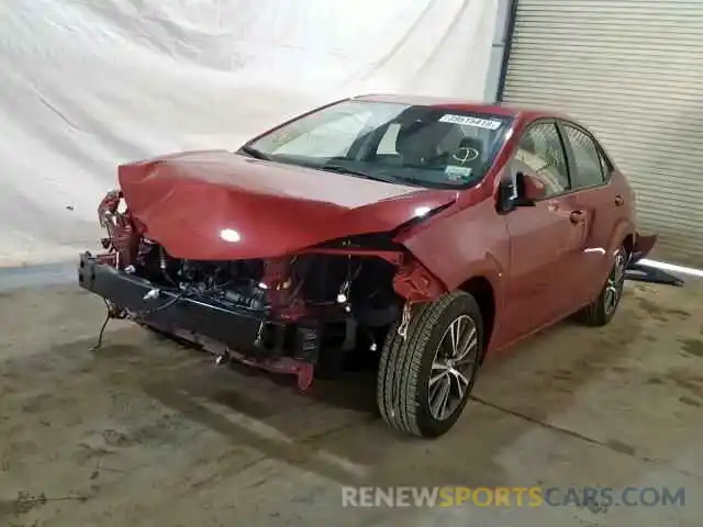 2 Photograph of a damaged car 2T1BURHE8KC241489 TOYOTA COROLLA 2019