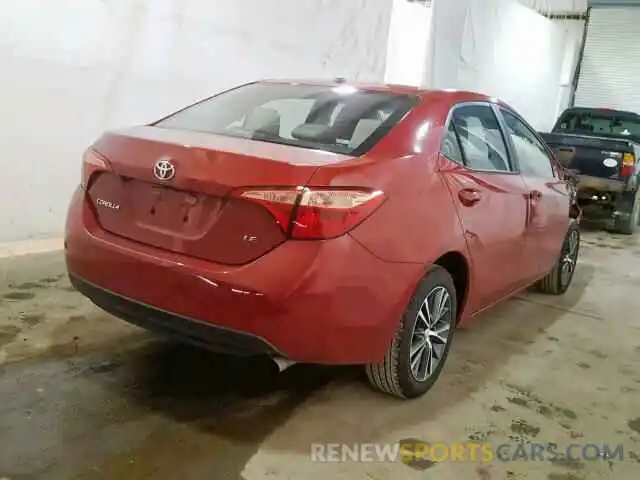 4 Photograph of a damaged car 2T1BURHE8KC241489 TOYOTA COROLLA 2019