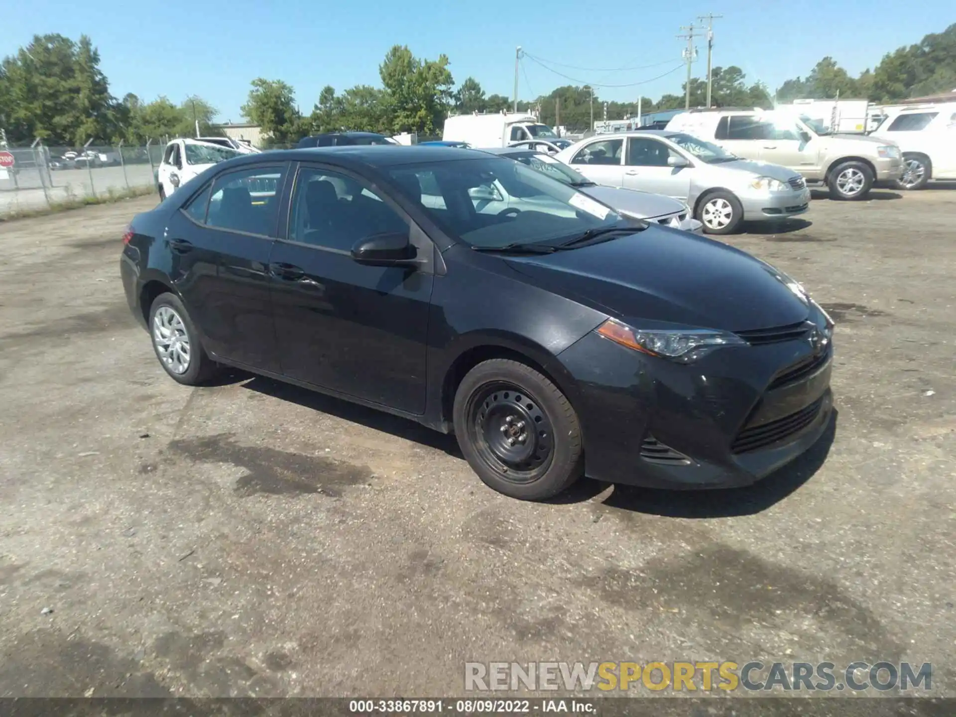 1 Photograph of a damaged car 2T1BURHE8KC241539 TOYOTA COROLLA 2019