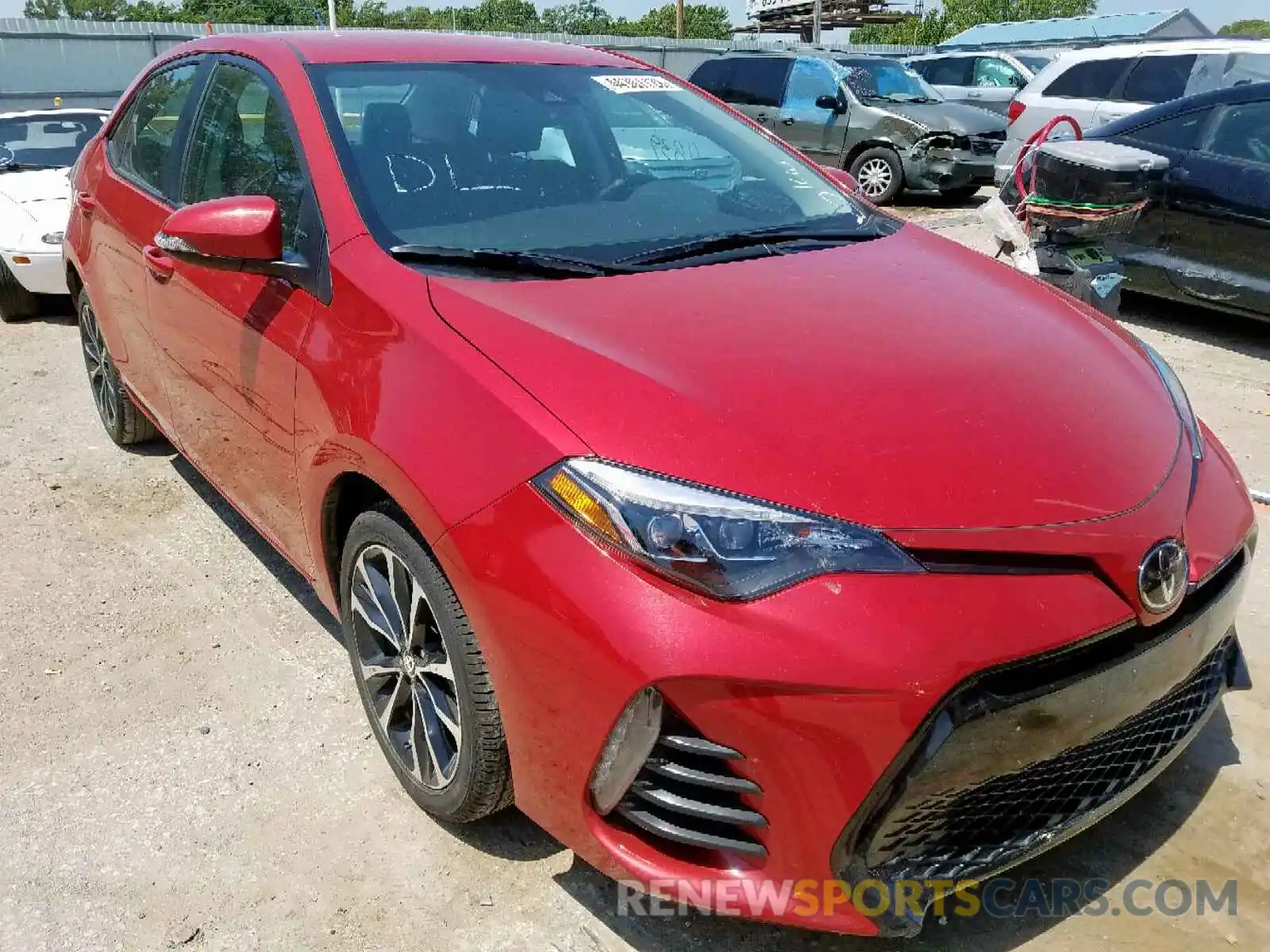 1 Photograph of a damaged car 2T1BURHE8KC241914 TOYOTA COROLLA 2019