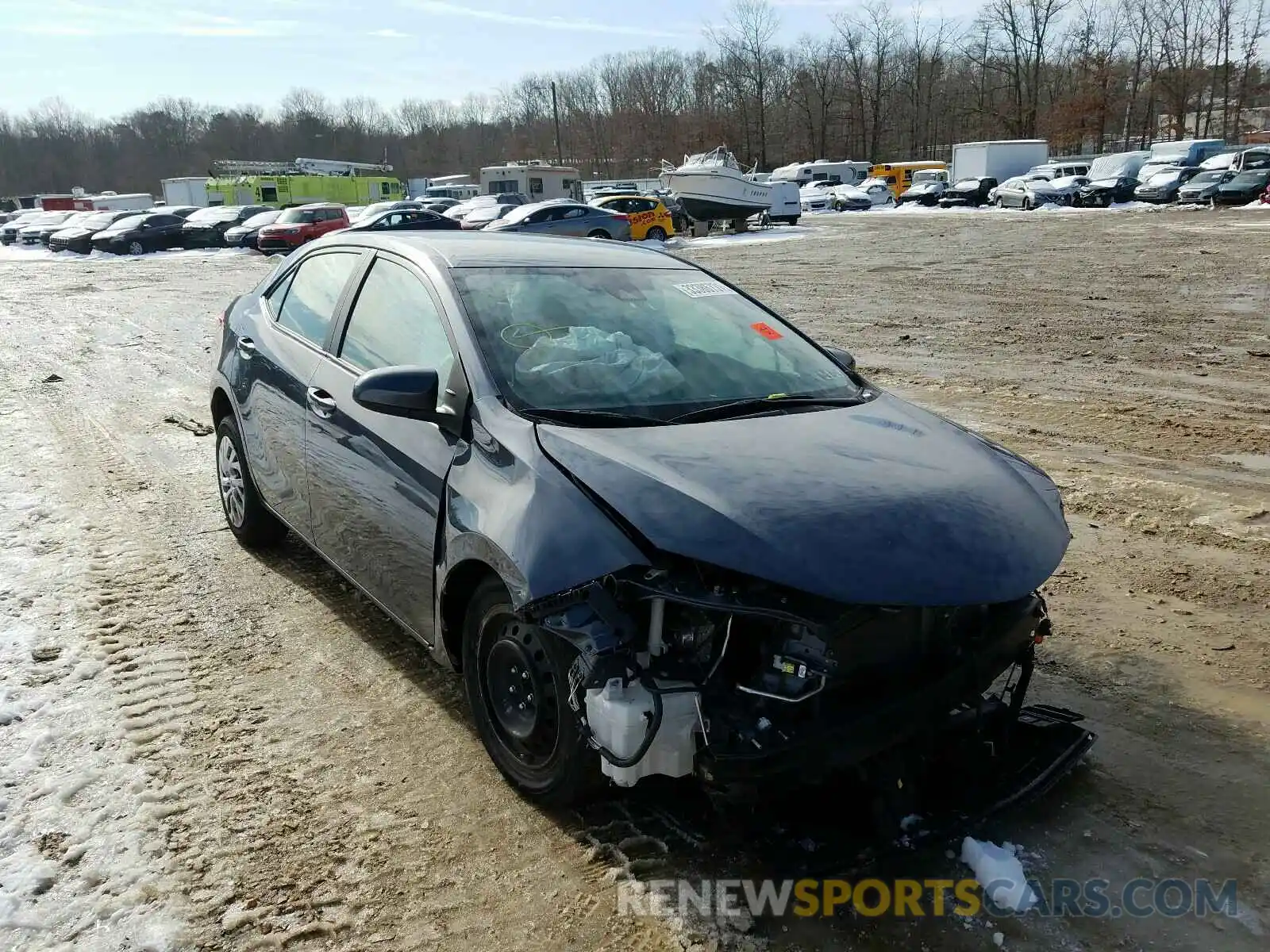 1 Photograph of a damaged car 2T1BURHE8KC242285 TOYOTA COROLLA 2019