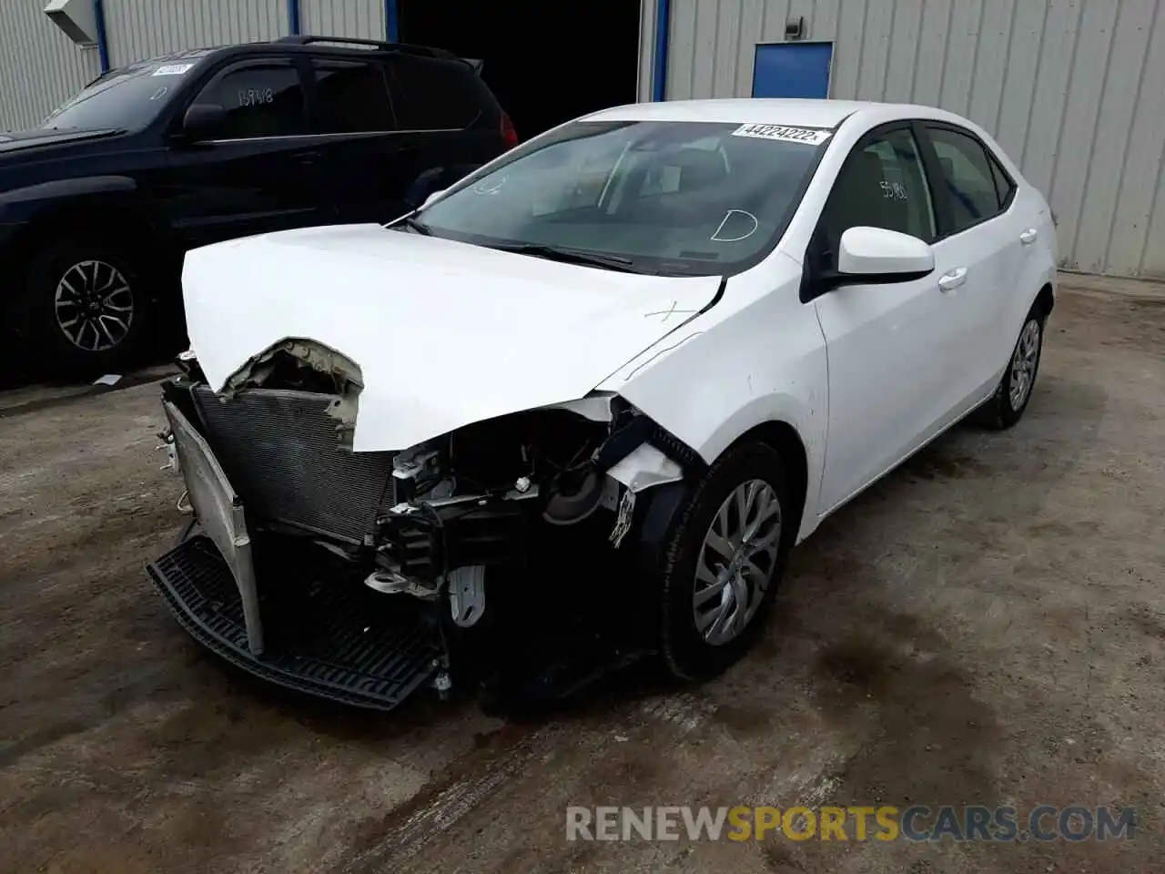 2 Photograph of a damaged car 2T1BURHE8KC242383 TOYOTA COROLLA 2019