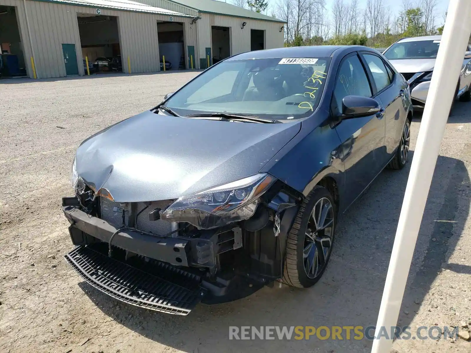 2 Photograph of a damaged car 2T1BURHE8KC242612 TOYOTA COROLLA 2019