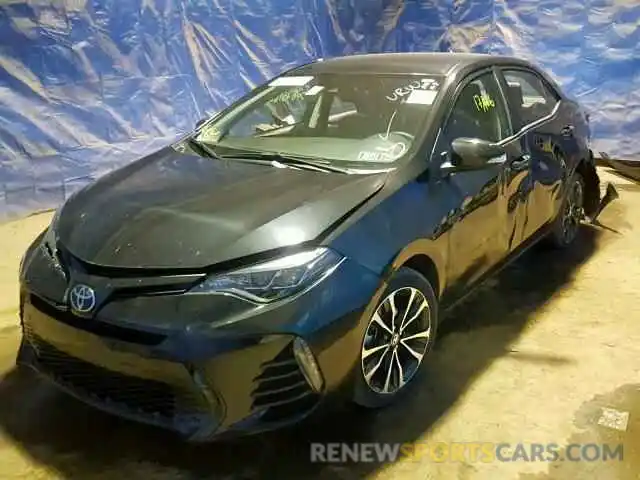 2 Photograph of a damaged car 2T1BURHE8KC242626 TOYOTA COROLLA 2019