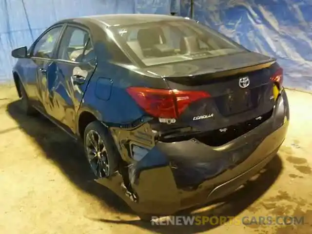 3 Photograph of a damaged car 2T1BURHE8KC242626 TOYOTA COROLLA 2019