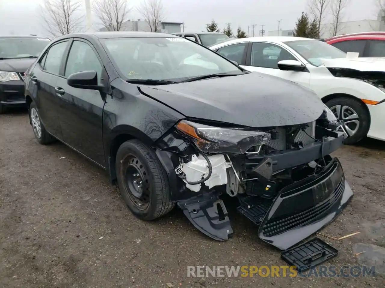 1 Photograph of a damaged car 2T1BURHE8KC242643 TOYOTA COROLLA 2019