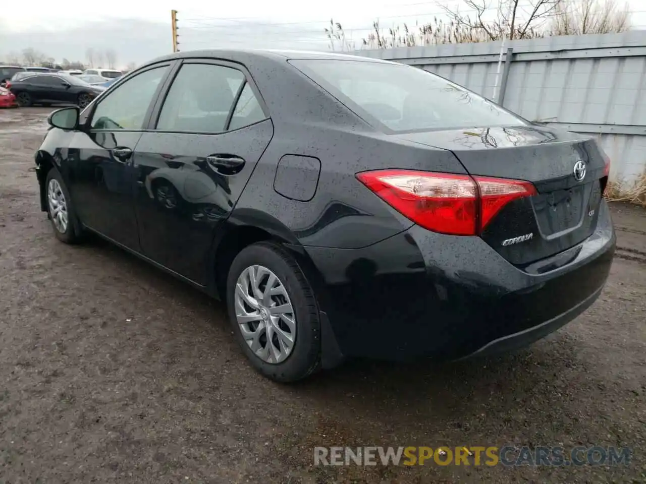 3 Photograph of a damaged car 2T1BURHE8KC242643 TOYOTA COROLLA 2019