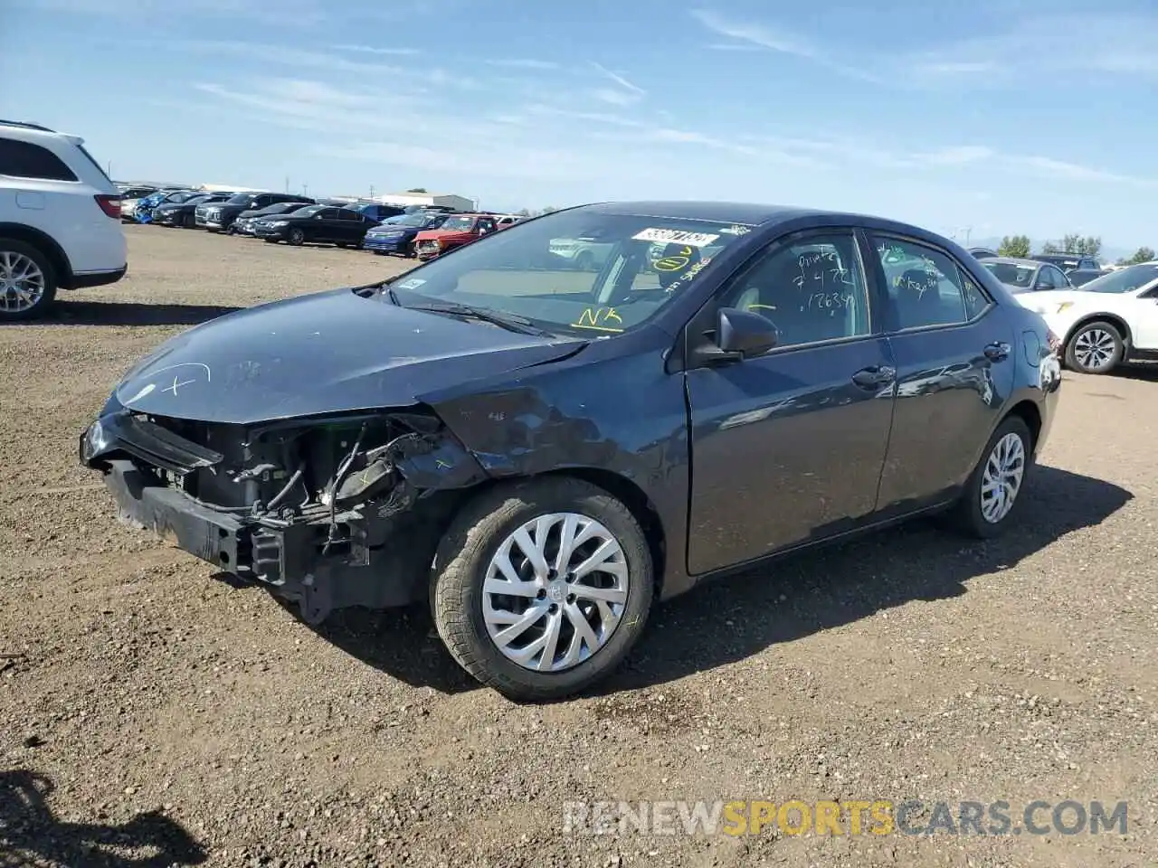 2 Photograph of a damaged car 2T1BURHE8KC242710 TOYOTA COROLLA 2019