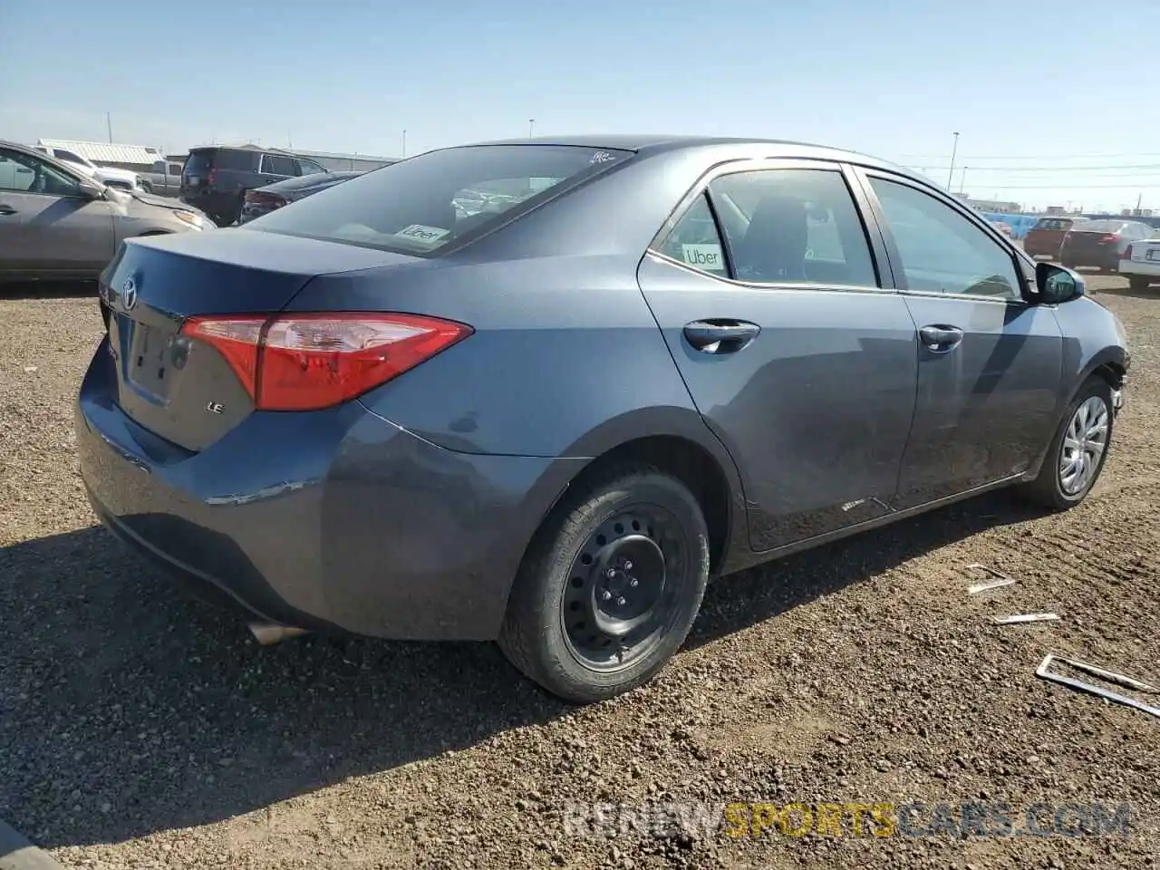 4 Photograph of a damaged car 2T1BURHE8KC242710 TOYOTA COROLLA 2019