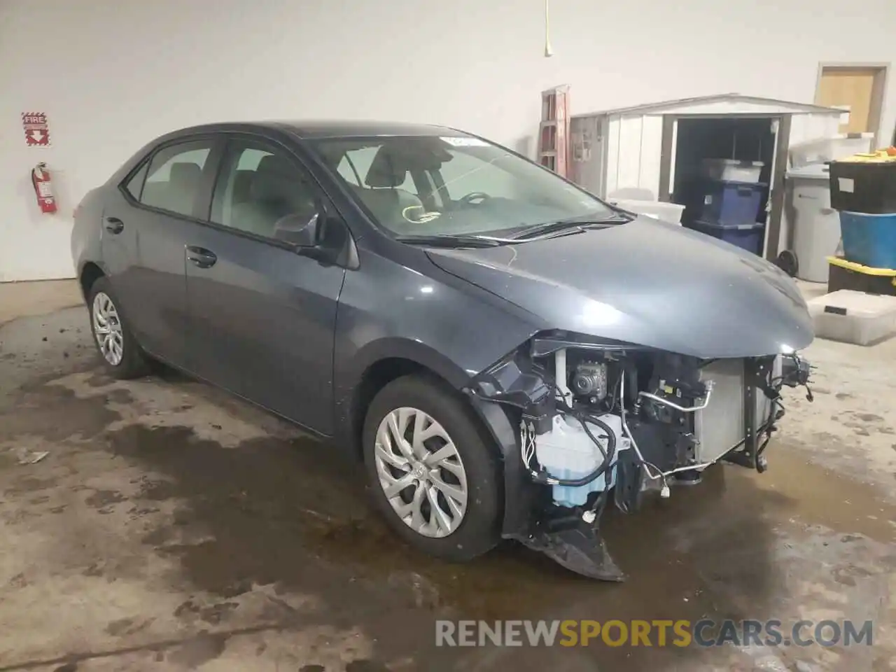 1 Photograph of a damaged car 2T1BURHE8KC244456 TOYOTA COROLLA 2019