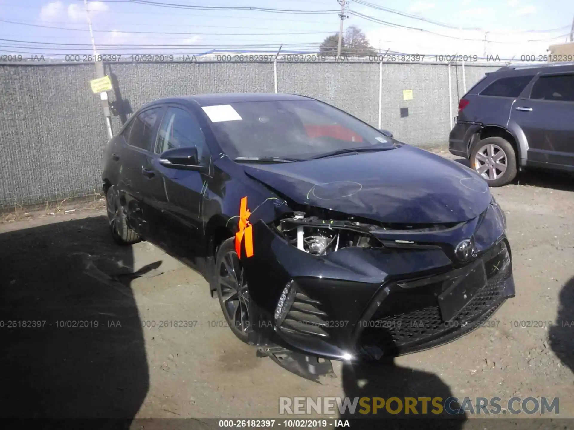 1 Photograph of a damaged car 2T1BURHE8KC244716 TOYOTA COROLLA 2019