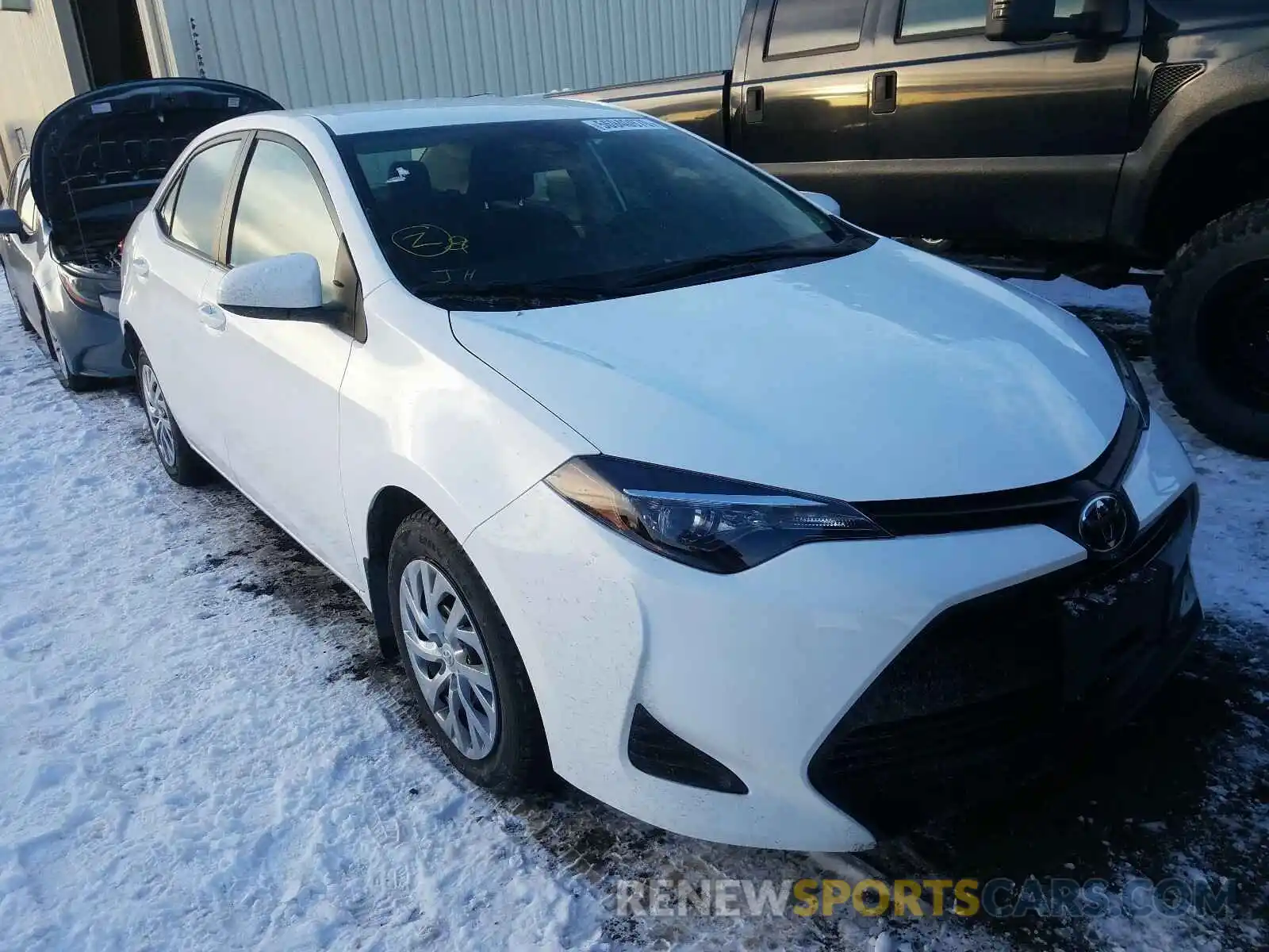 1 Photograph of a damaged car 2T1BURHE8KC245509 TOYOTA COROLLA 2019