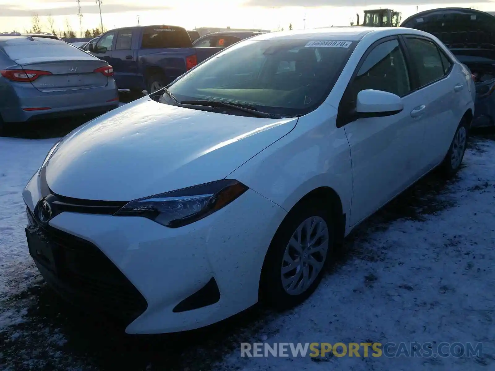 2 Photograph of a damaged car 2T1BURHE8KC245509 TOYOTA COROLLA 2019