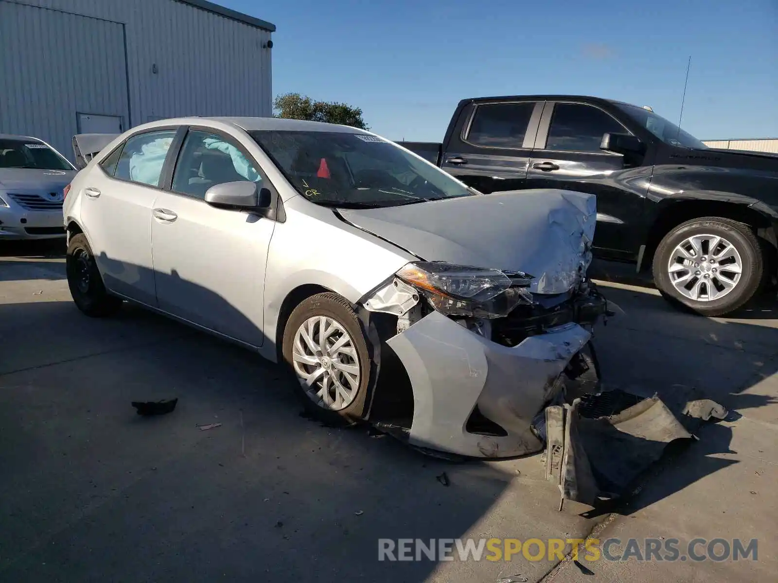 1 Photograph of a damaged car 2T1BURHE8KC245879 TOYOTA COROLLA 2019