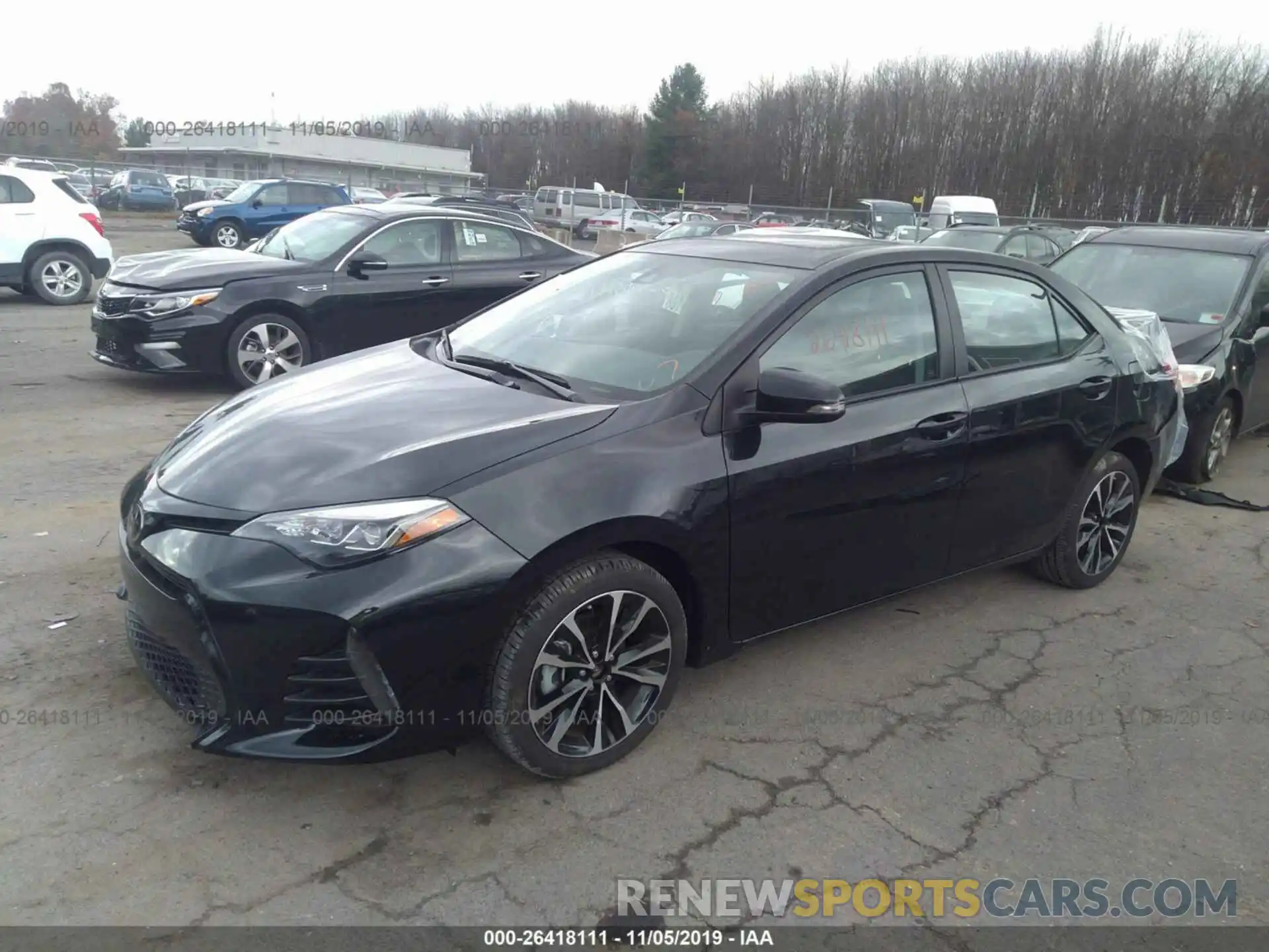 2 Photograph of a damaged car 2T1BURHE8KC245963 TOYOTA COROLLA 2019