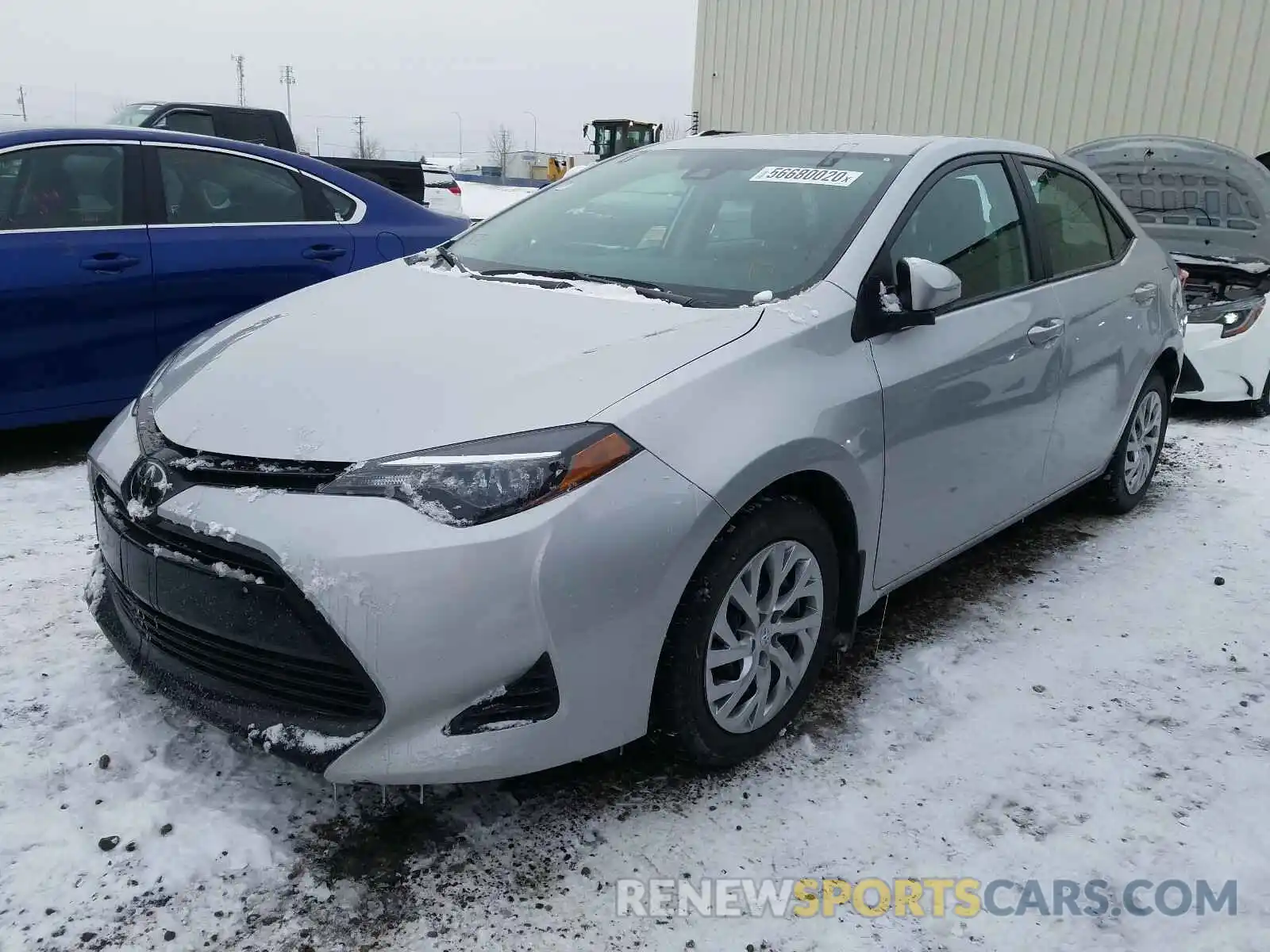 2 Photograph of a damaged car 2T1BURHE8KC246837 TOYOTA COROLLA 2019