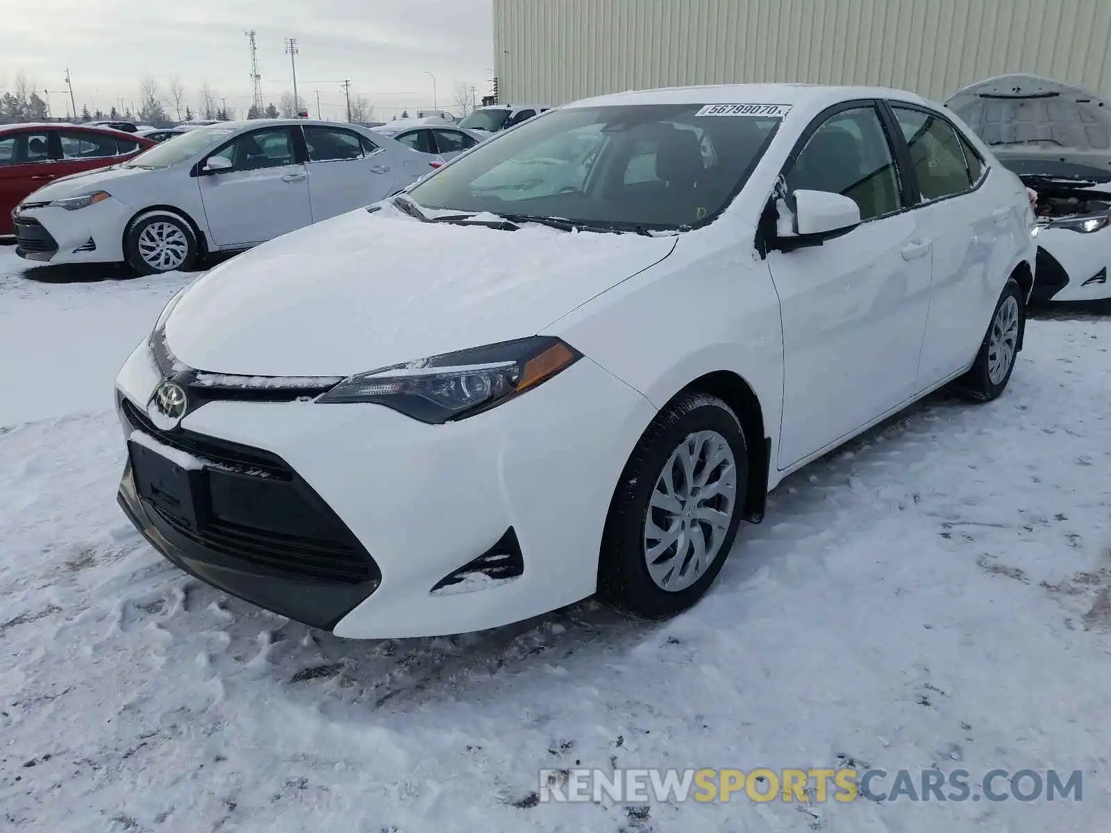 2 Photograph of a damaged car 2T1BURHE8KC247101 TOYOTA COROLLA 2019