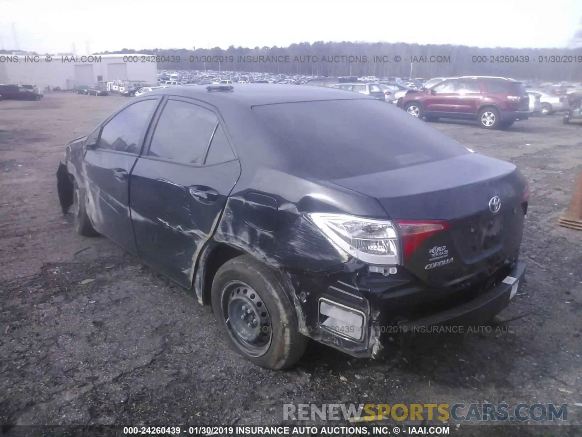 3 Photograph of a damaged car 2T1BURHE9KC125296 TOYOTA COROLLA 2019