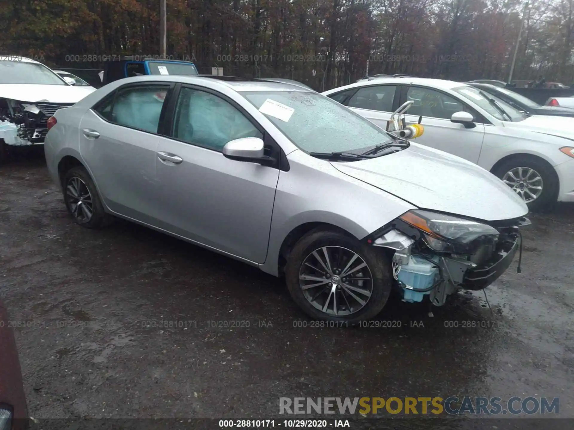 1 Photograph of a damaged car 2T1BURHE9KC126173 TOYOTA COROLLA 2019