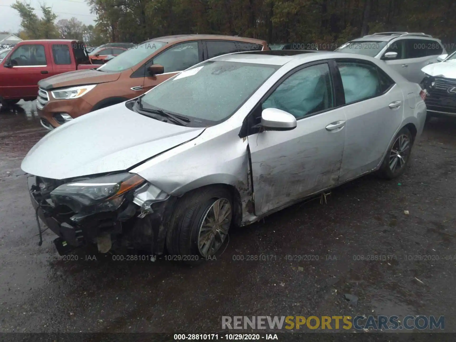 2 Photograph of a damaged car 2T1BURHE9KC126173 TOYOTA COROLLA 2019