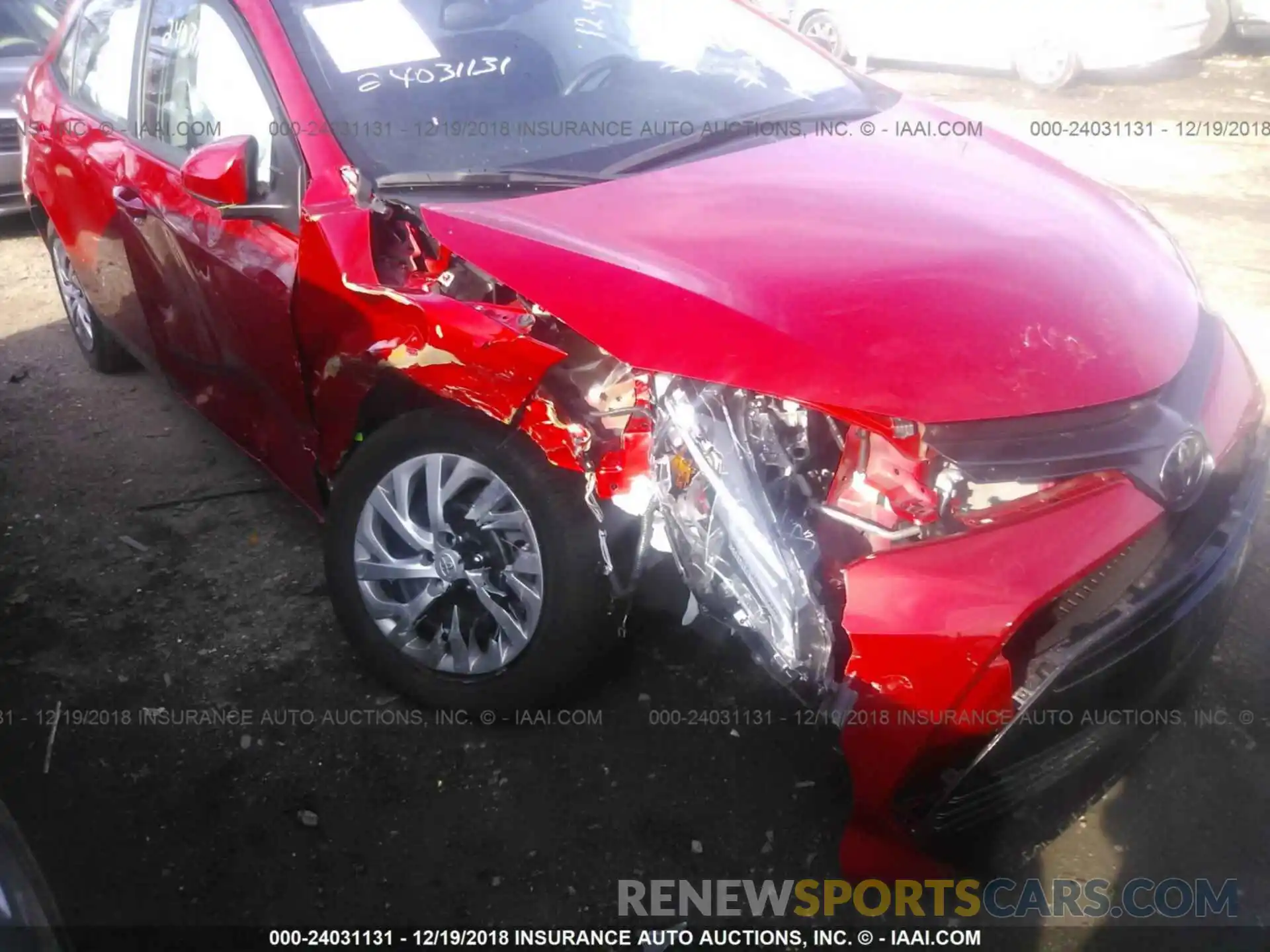 6 Photograph of a damaged car 2T1BURHE9KC126867 TOYOTA COROLLA 2019