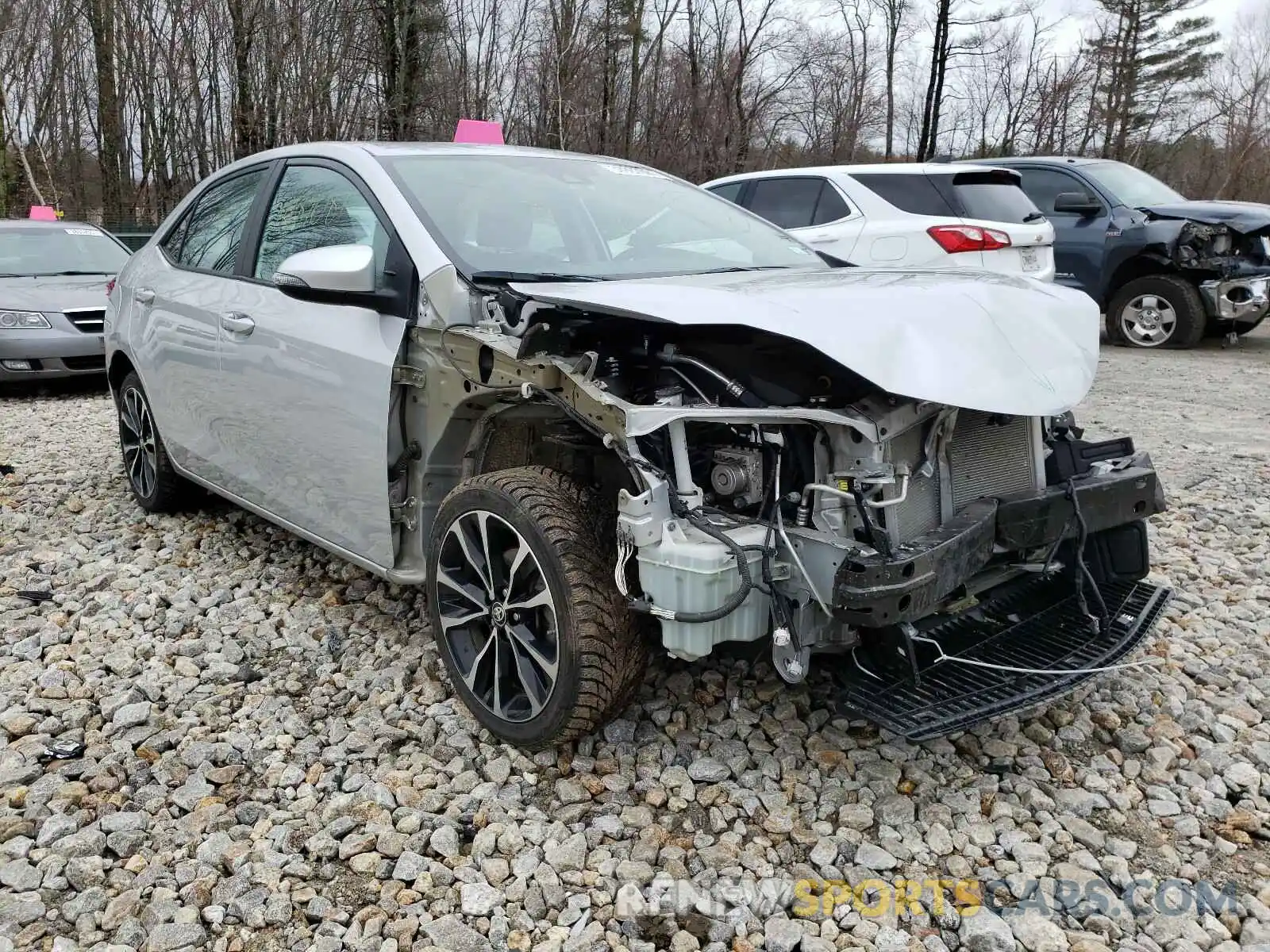 1 Photograph of a damaged car 2T1BURHE9KC126979 TOYOTA COROLLA 2019