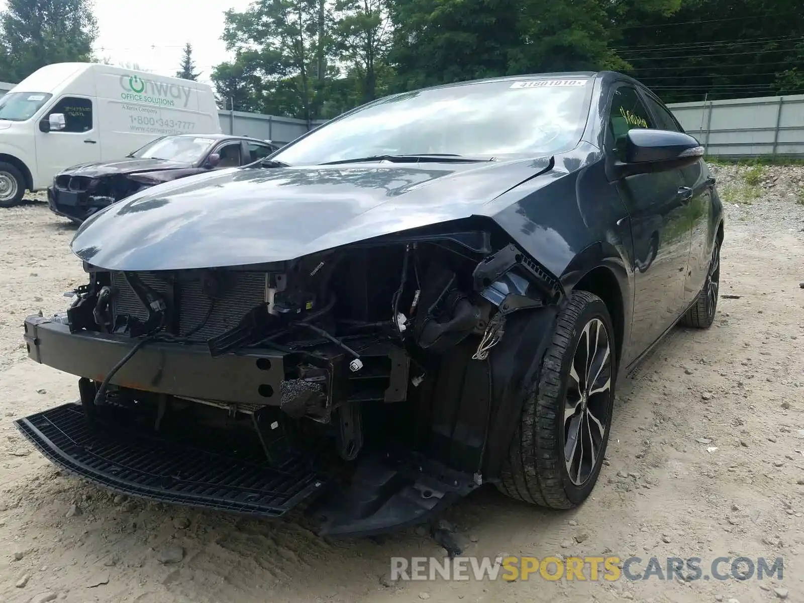 2 Photograph of a damaged car 2T1BURHE9KC127503 TOYOTA COROLLA 2019