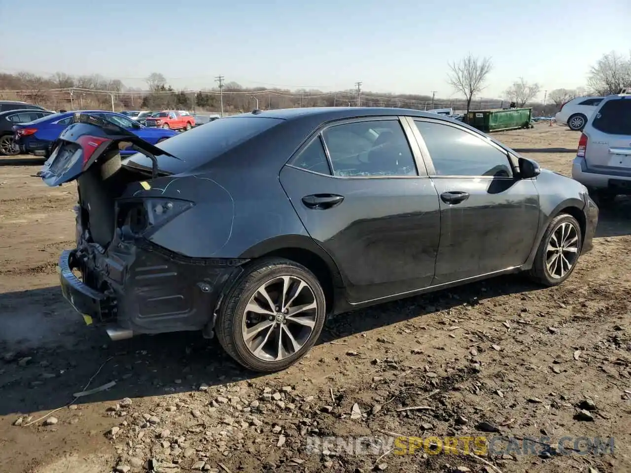 3 Photograph of a damaged car 2T1BURHE9KC127954 TOYOTA COROLLA 2019