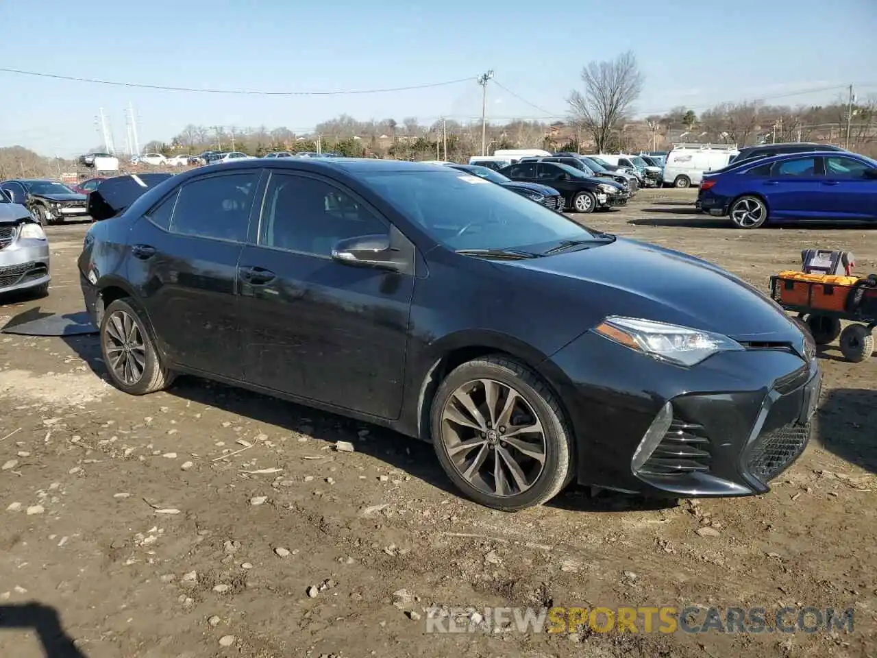 4 Photograph of a damaged car 2T1BURHE9KC127954 TOYOTA COROLLA 2019