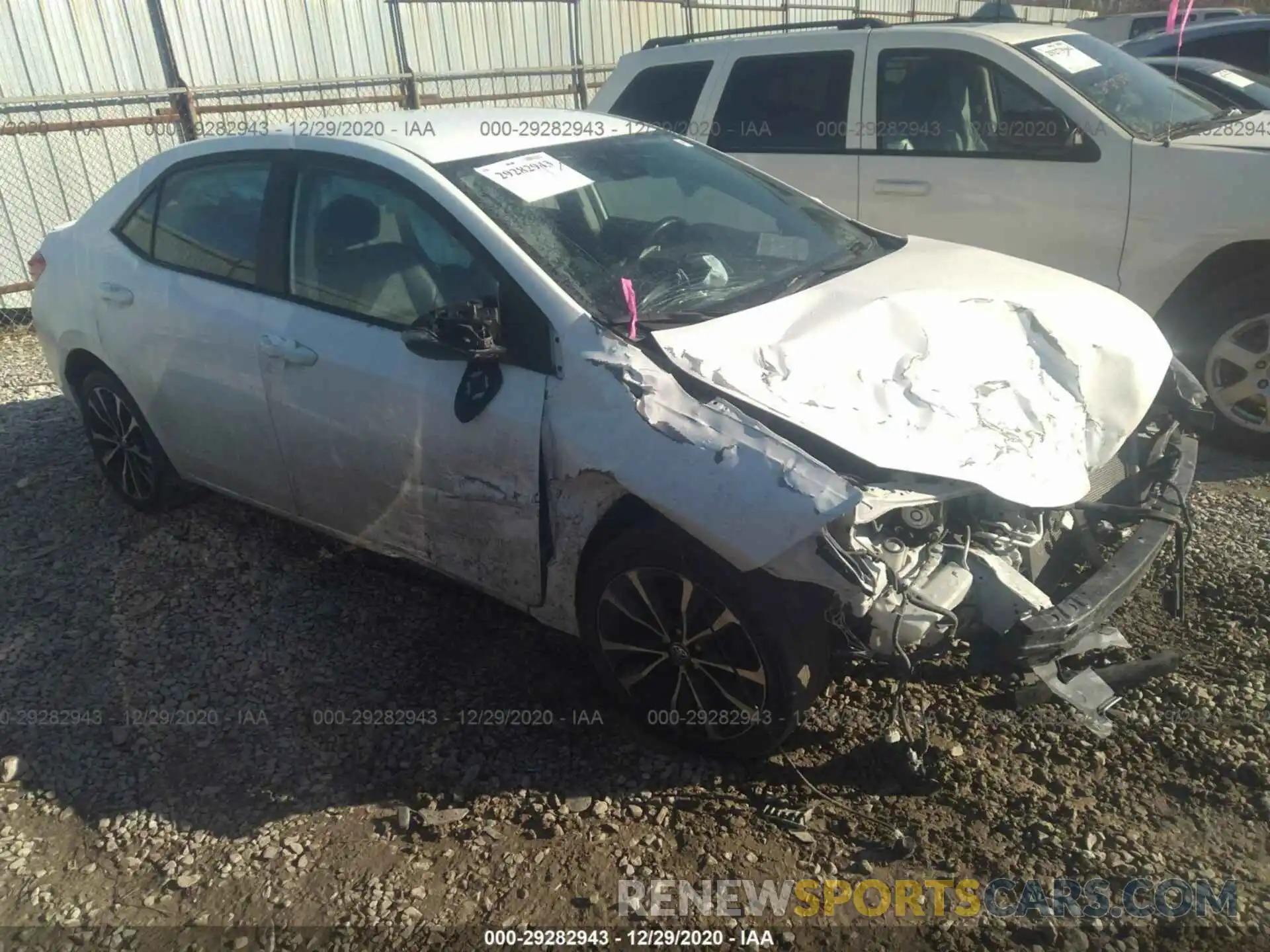 1 Photograph of a damaged car 2T1BURHE9KC127968 TOYOTA COROLLA 2019